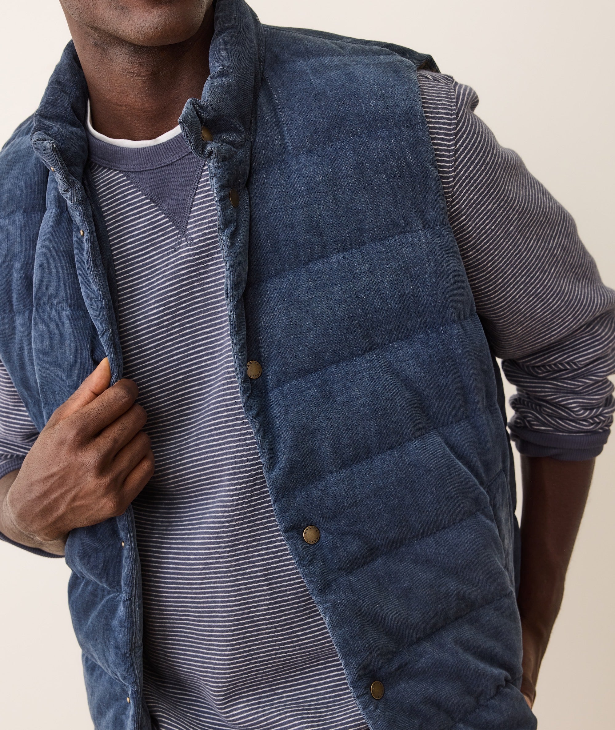 Palisades Cord Puffer Vest - Image 5