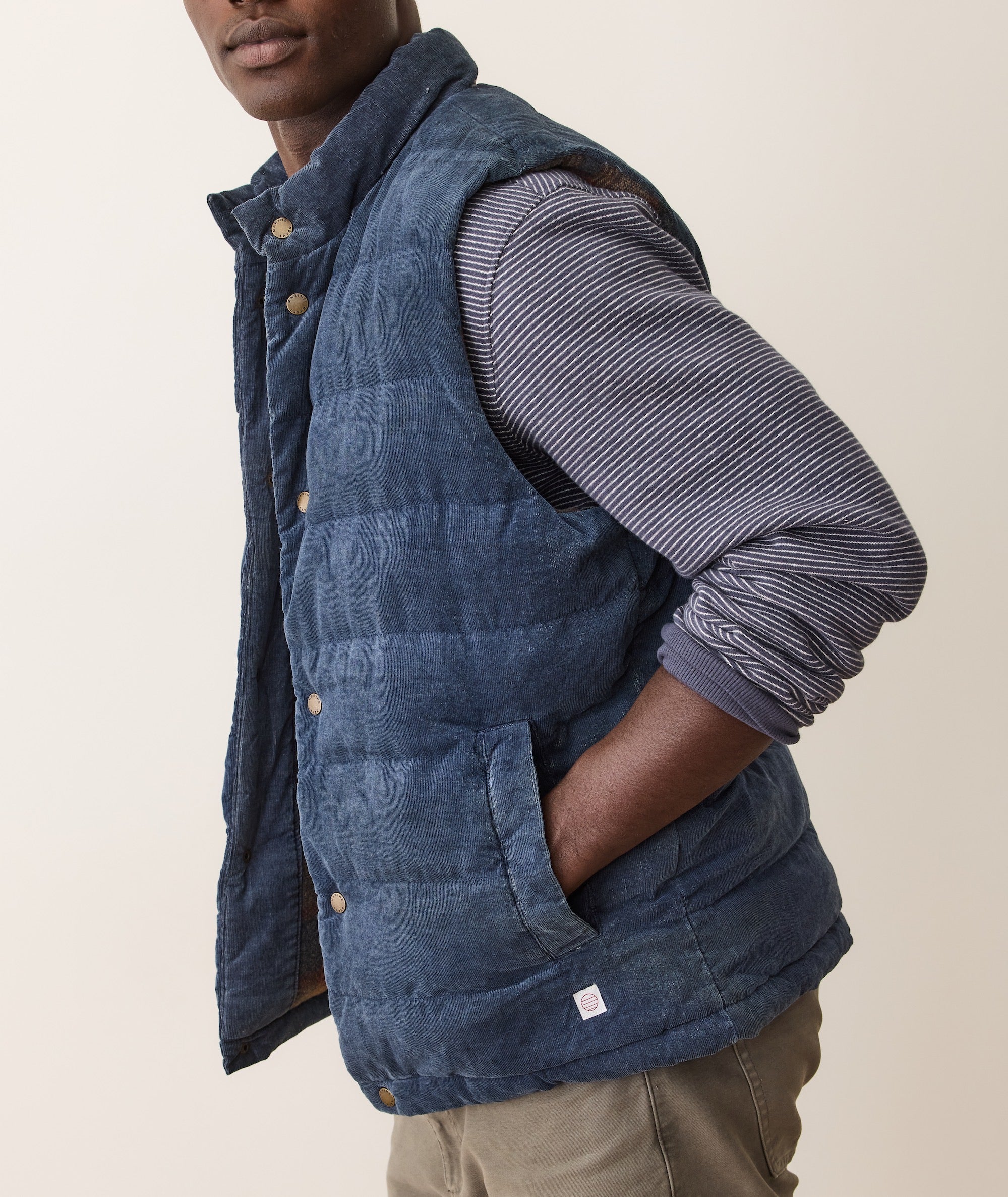 Palisades Cord Puffer Vest - Image 4