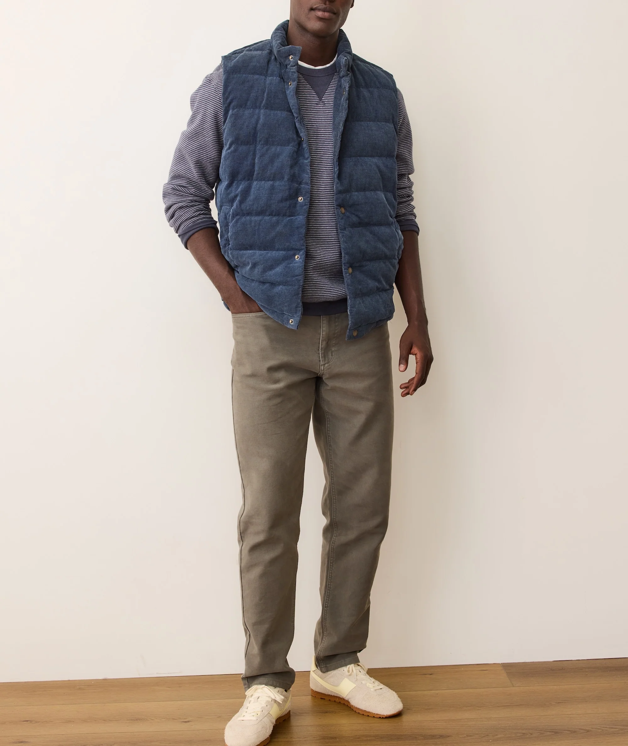 Palisades Cord Puffer Vest - Image 7