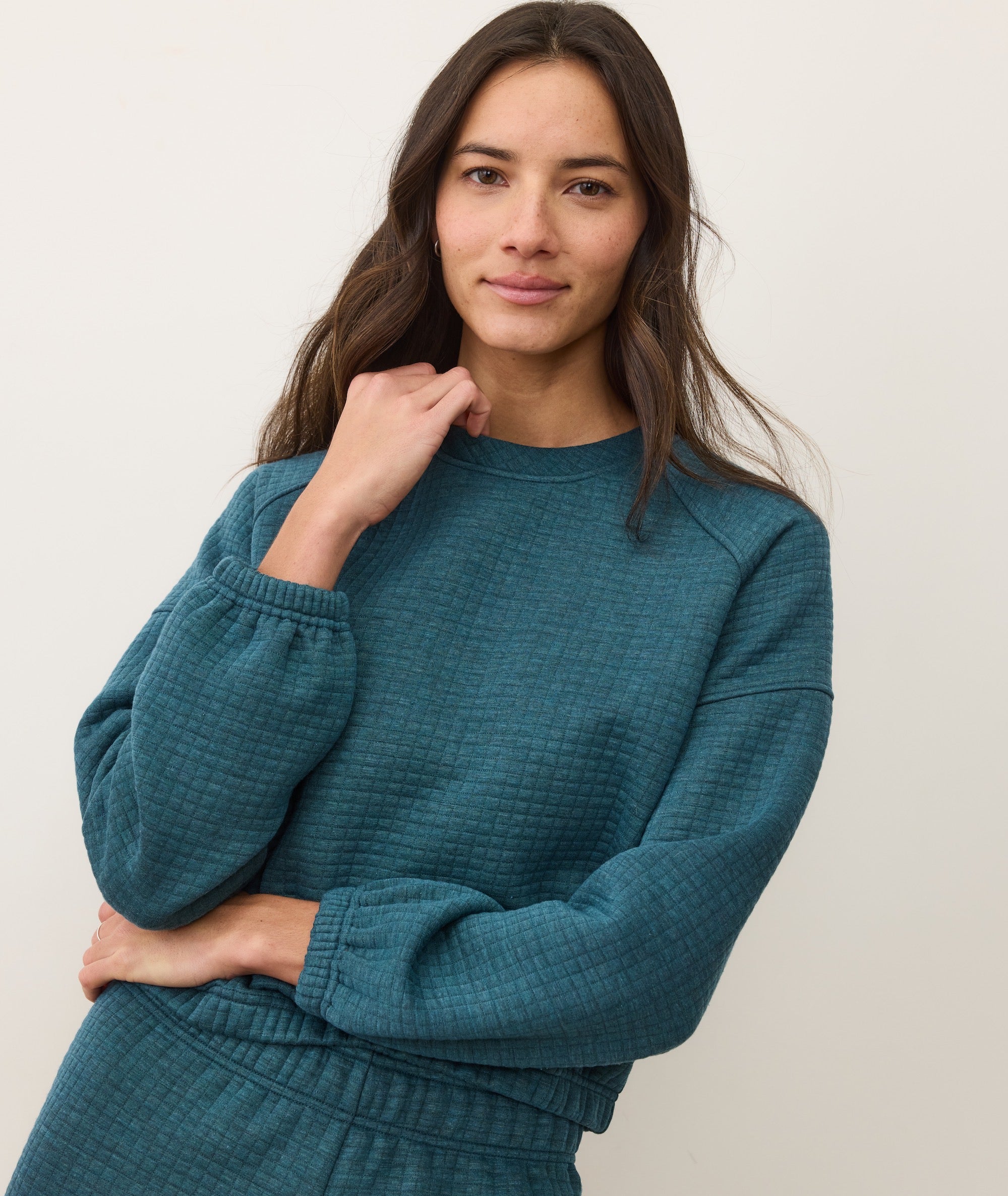 Corbet Quilted Crewneck - Image 3