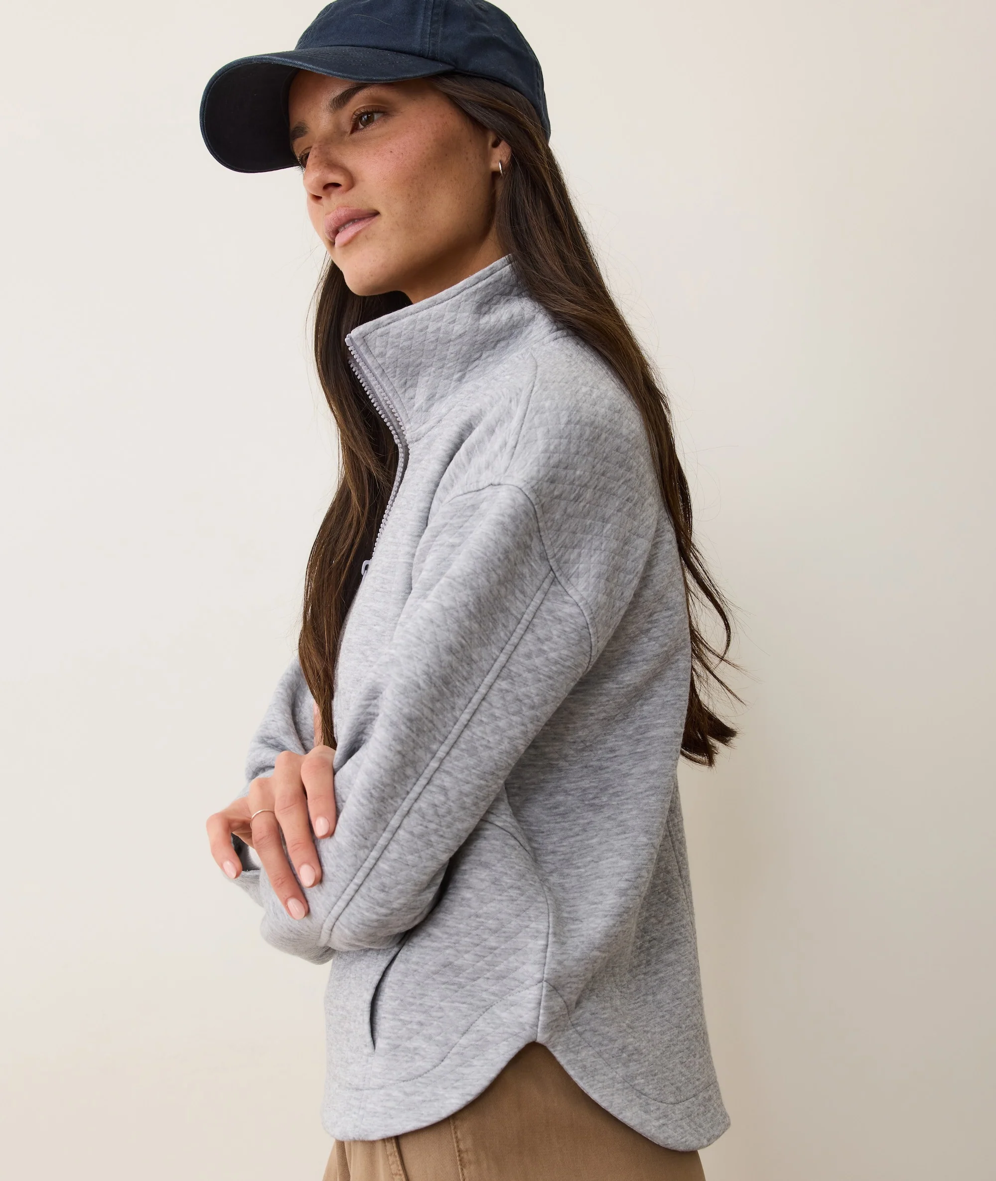 Corbet Quilted Half Zip - Image 5