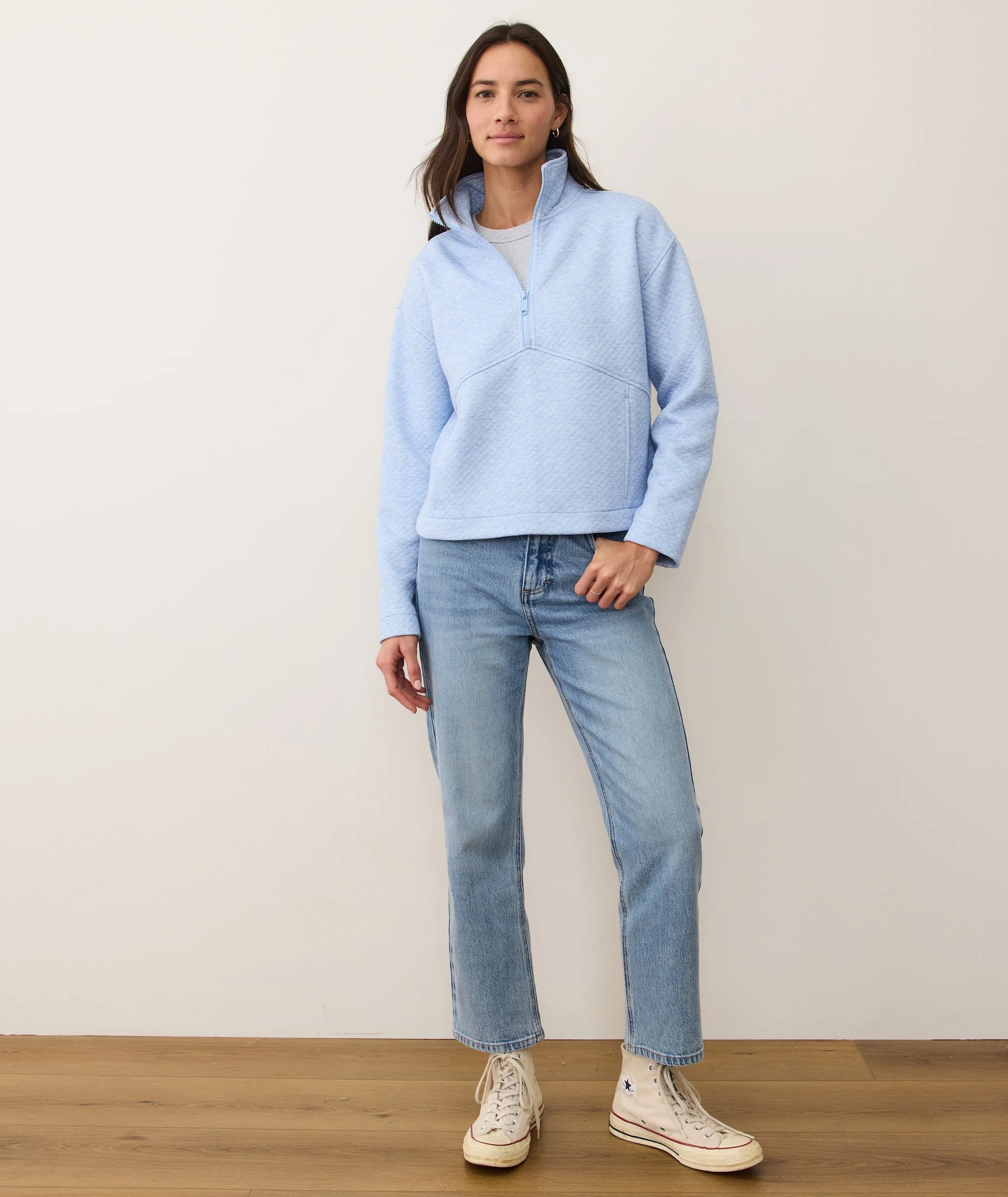 Corbet Quilted Half Zip - Image 4