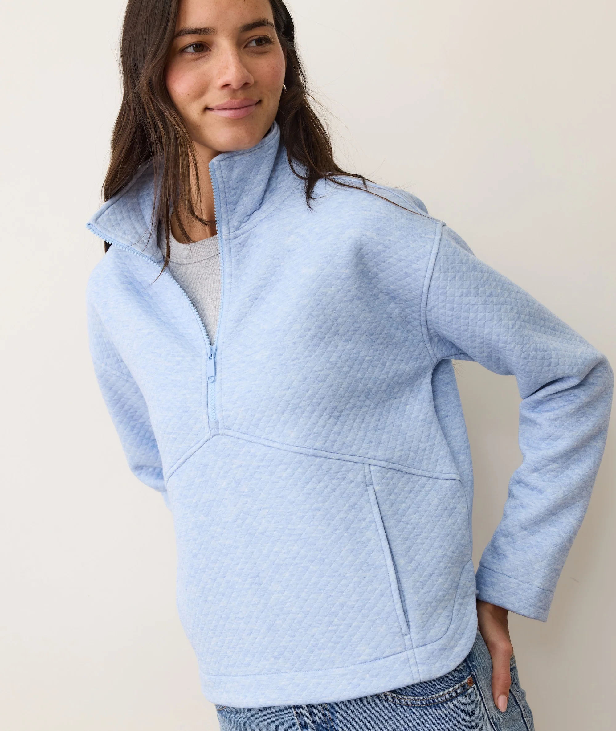 Corbet Quilted Half Zip - Image 5