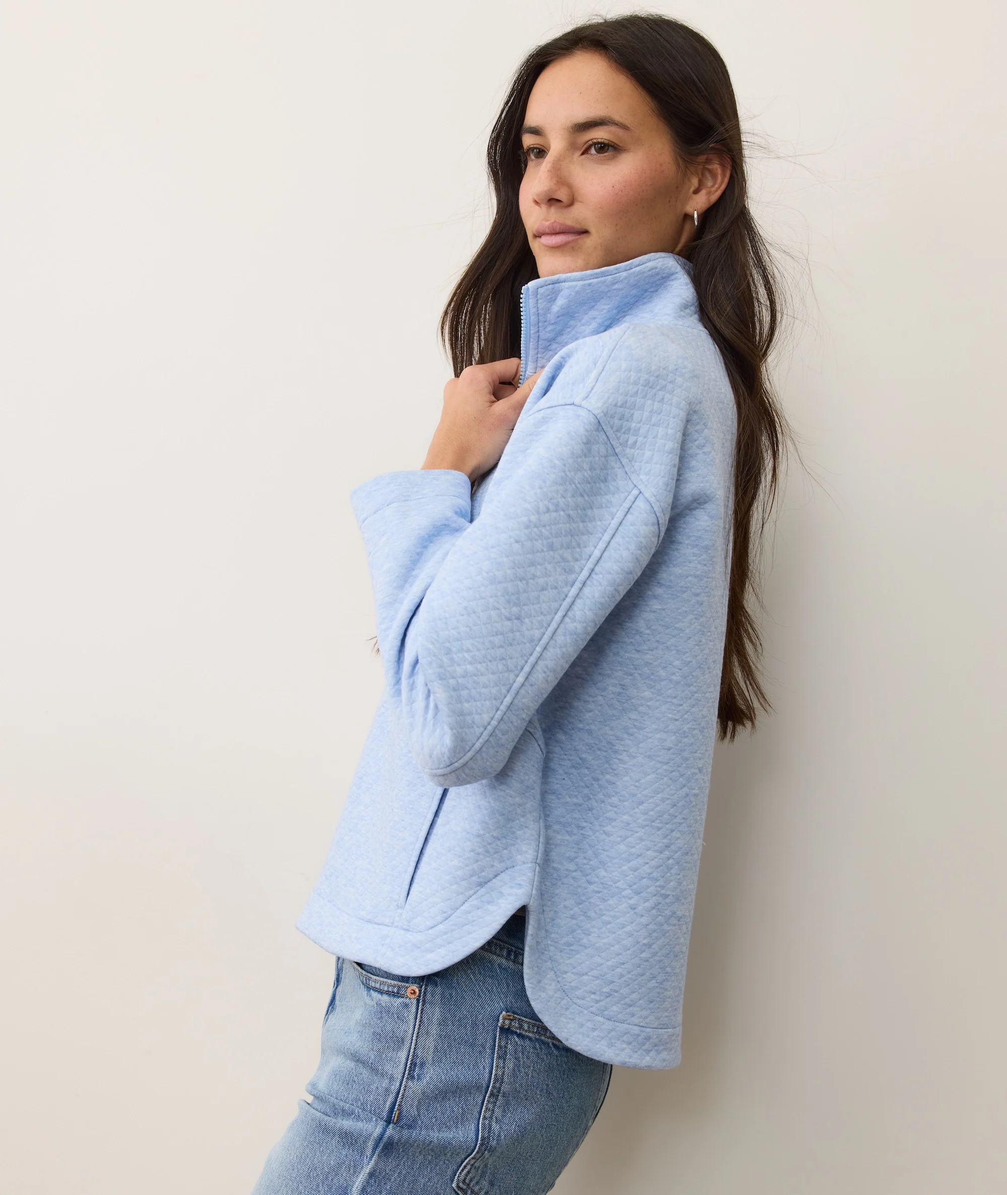 Corbet Quilted Half Zip - Image 2