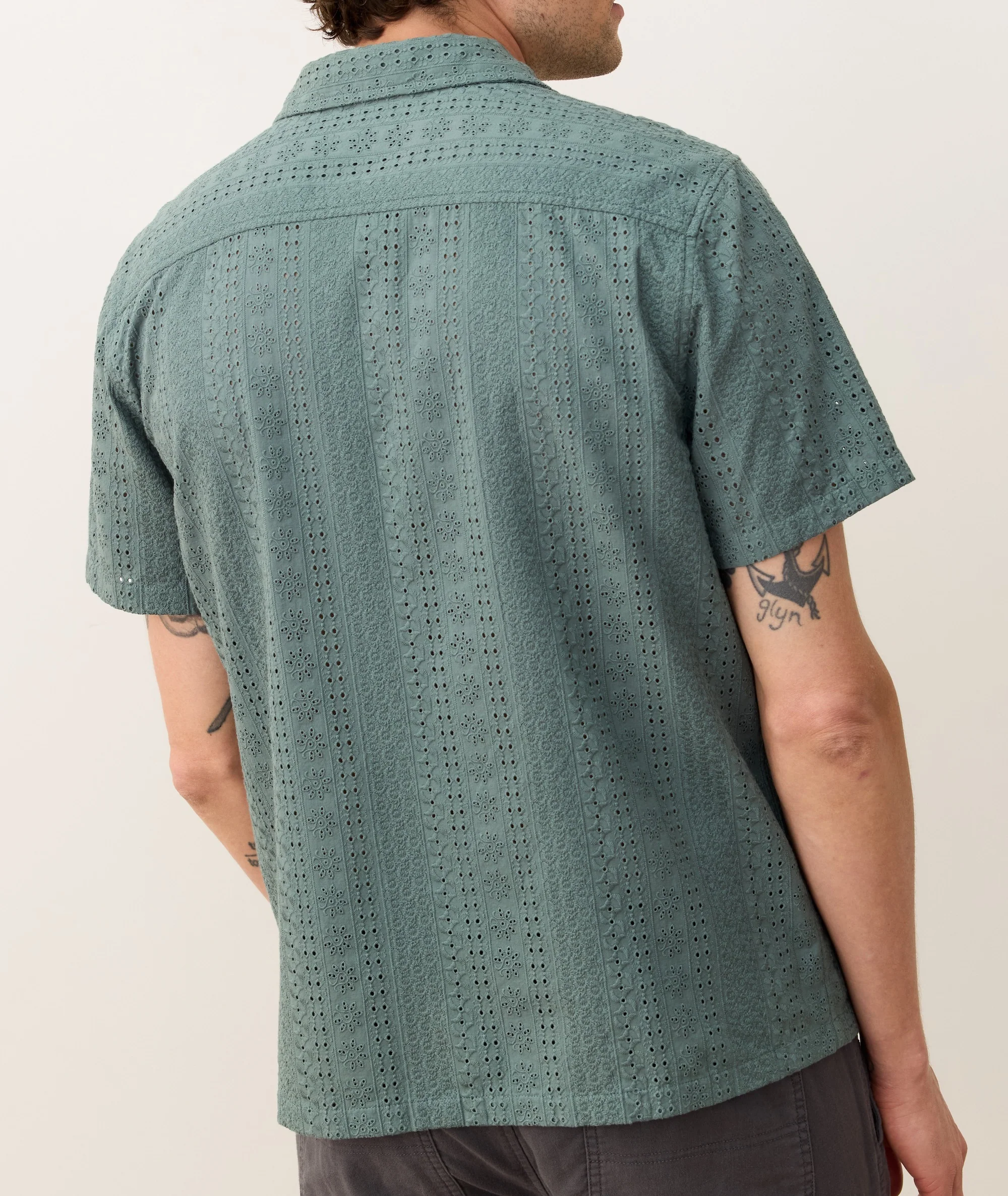 Zane Eyelet Resort Shirt - Image 5