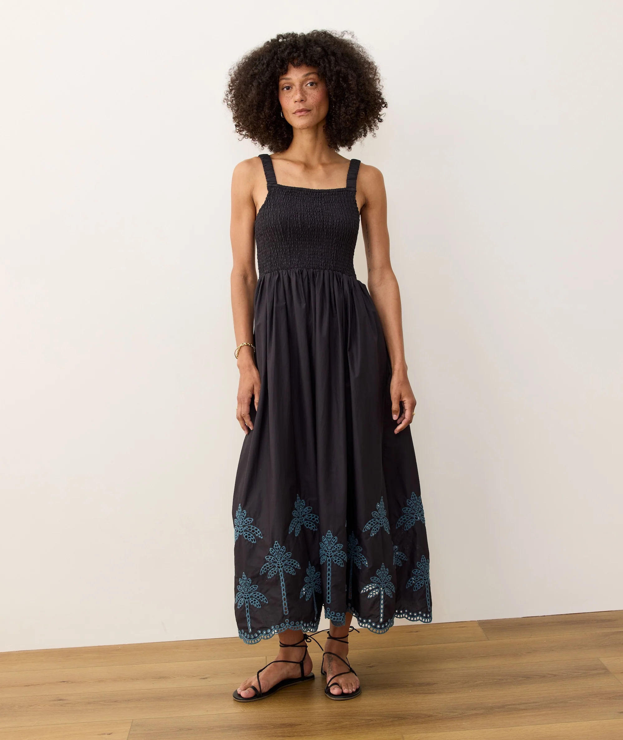 Selene Eyelet Maxi Dress - Image 4