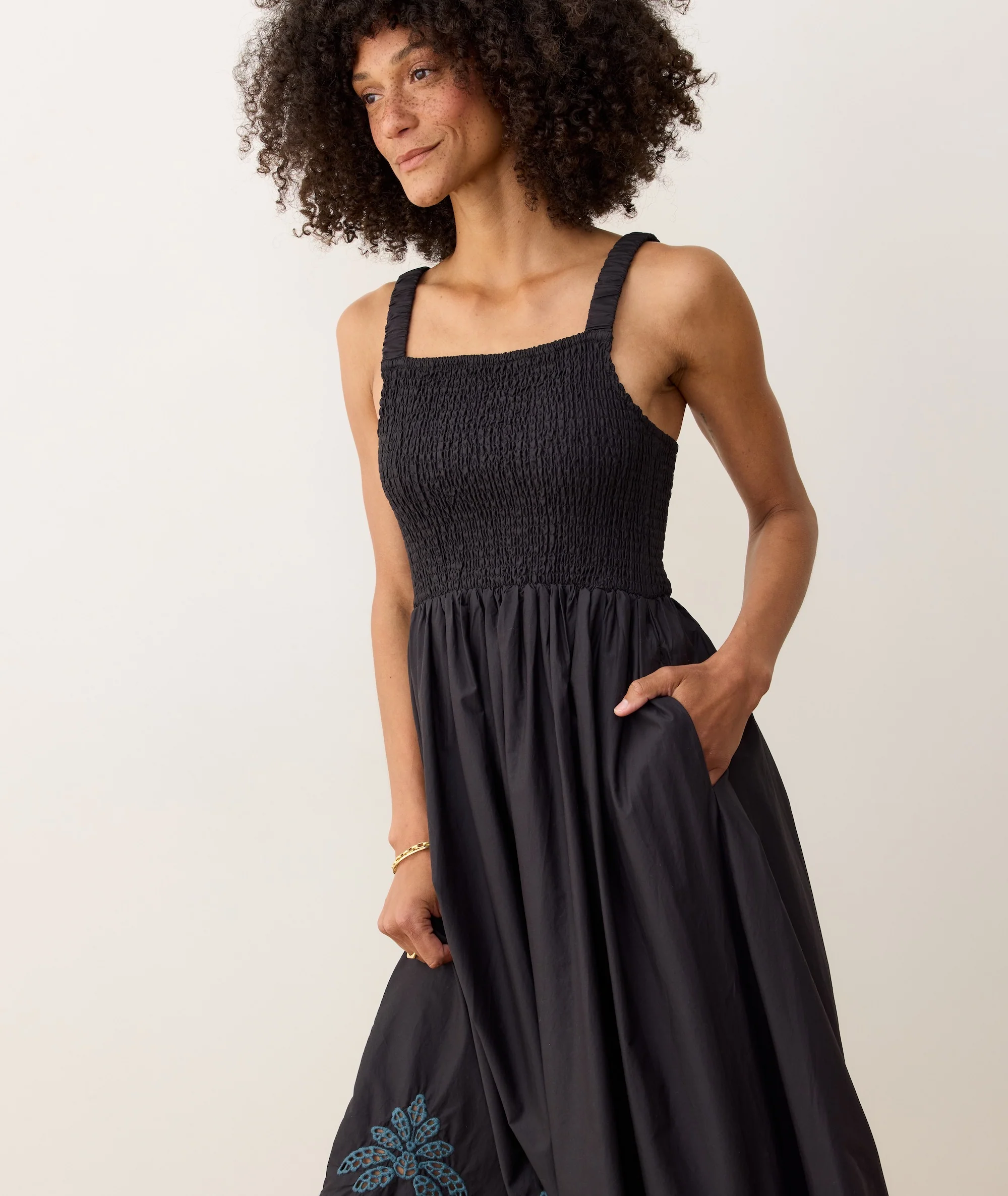 Selene Eyelet Maxi Dress - Image 2