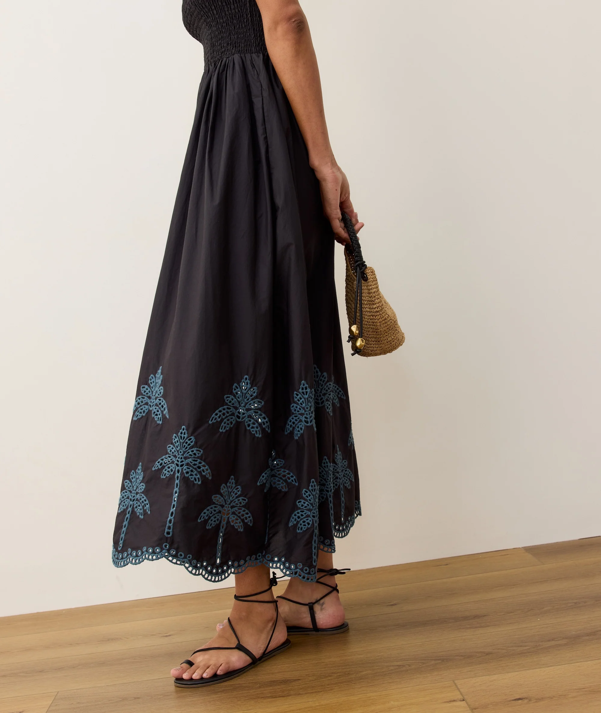 Selene Eyelet Maxi Dress - Image 3