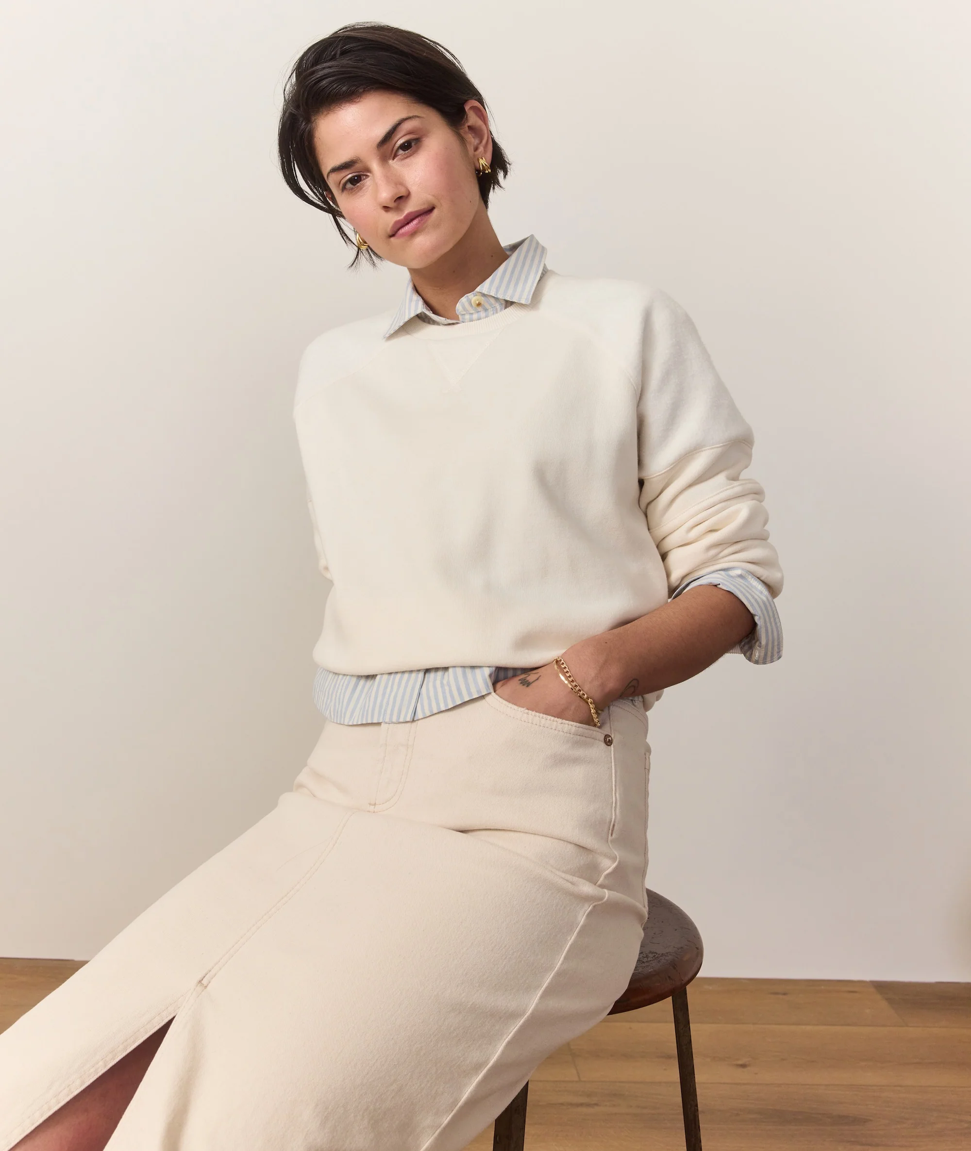 Cloud 9 Fleece Crop Sweatshirt - Image 3
