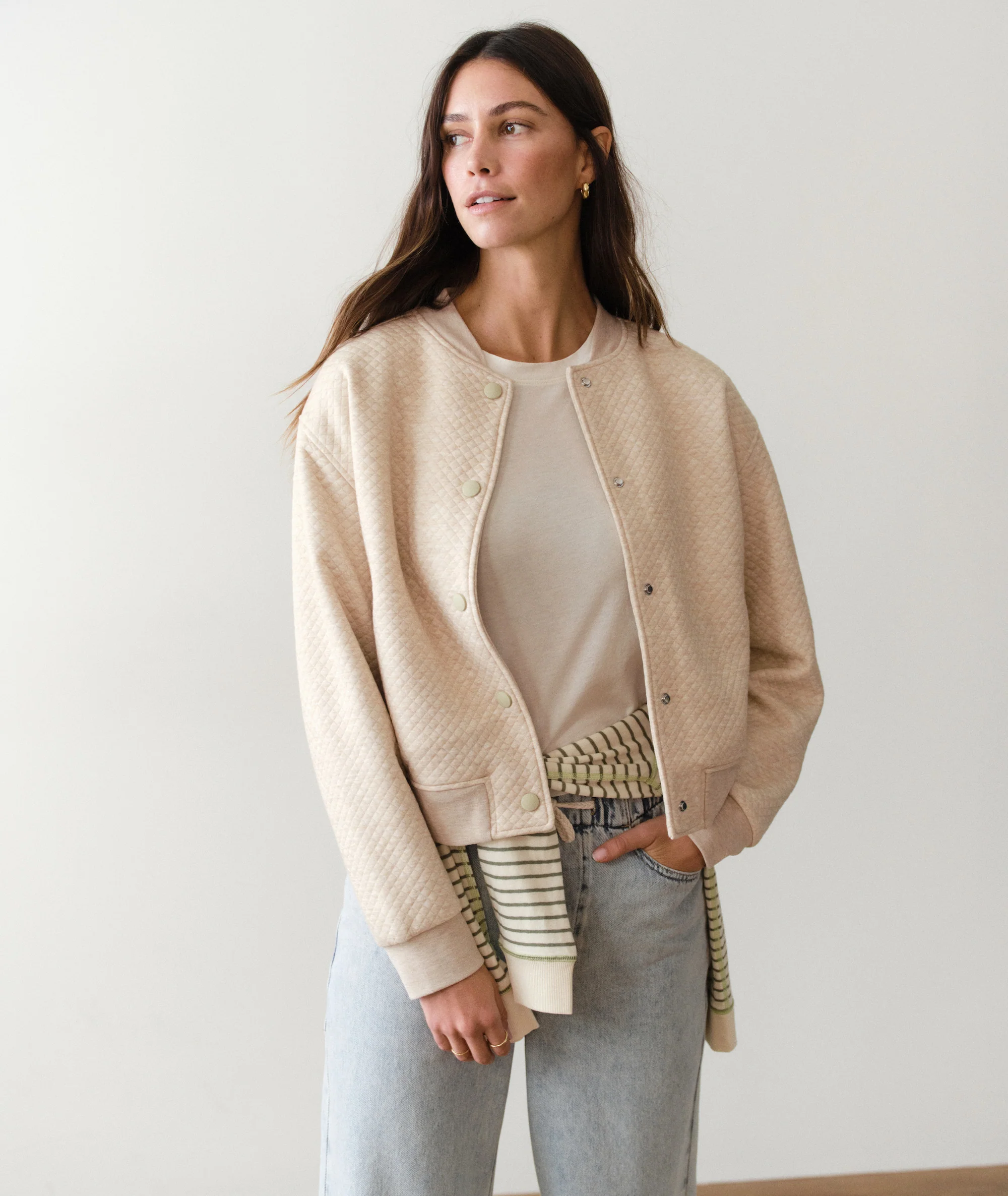 Corbet Quilted Bomber - Image 5