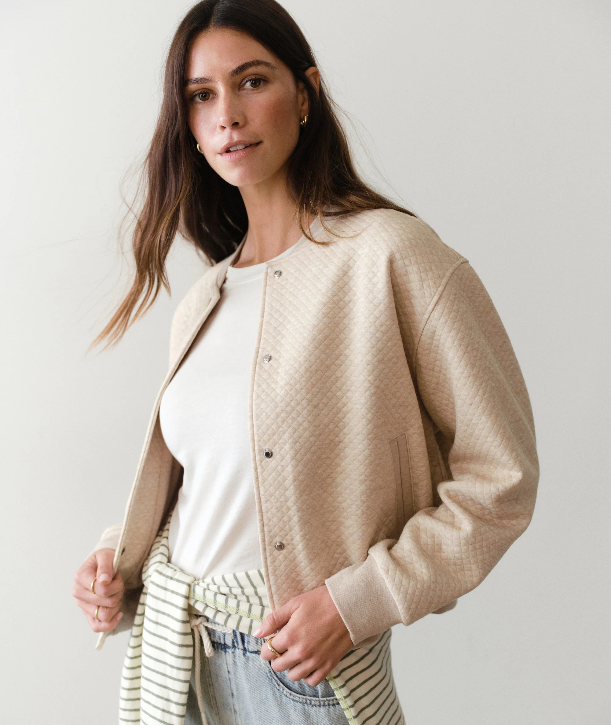 Corbet Quilted Bomber - Image 3
