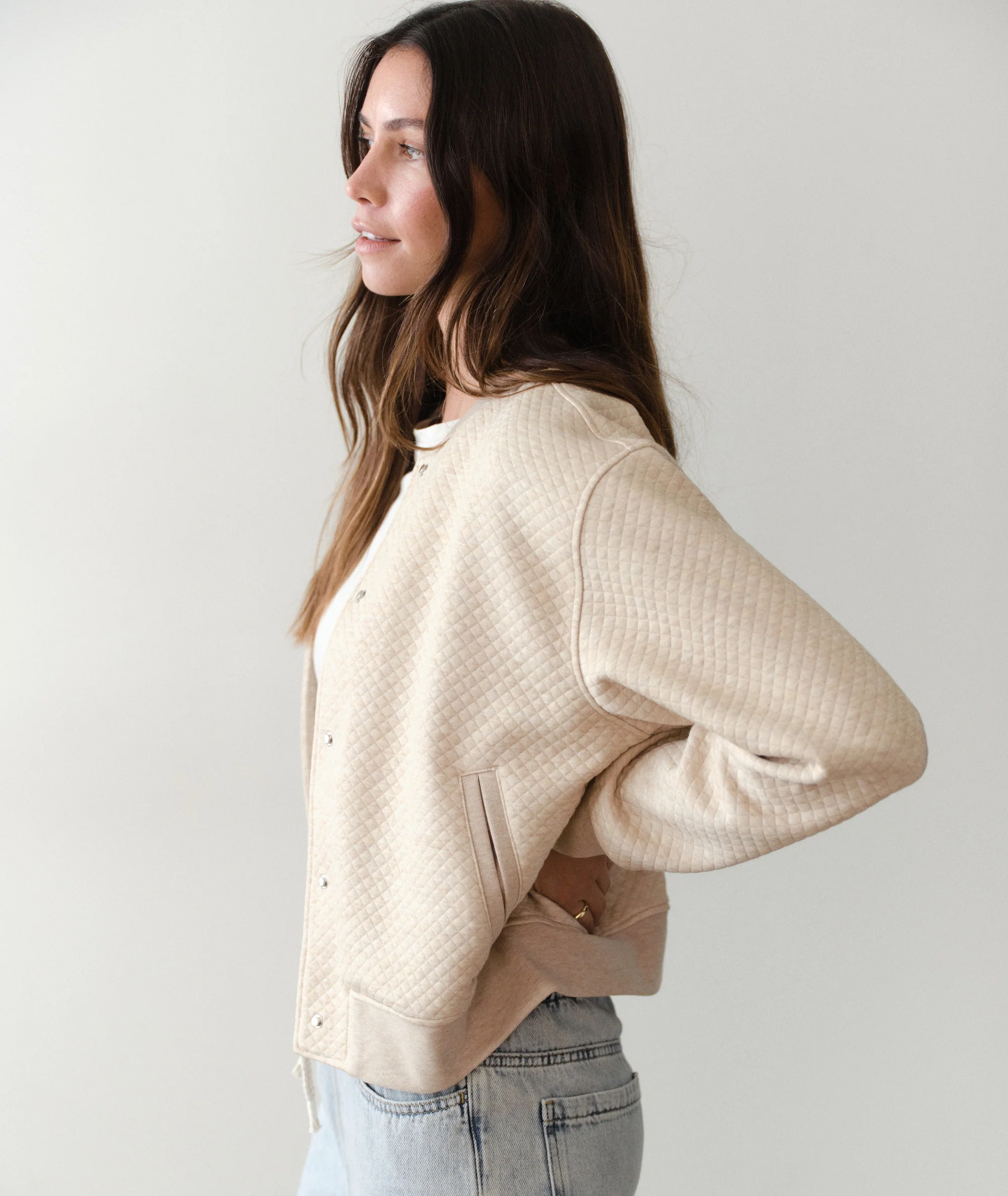 Corbet Quilted Bomber - Image 4
