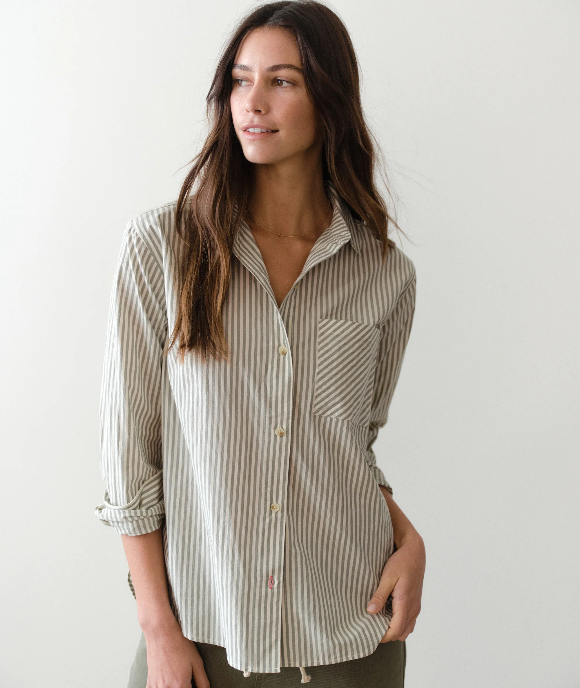 Jane Relaxed Cali Poplin Shirt - Image 5