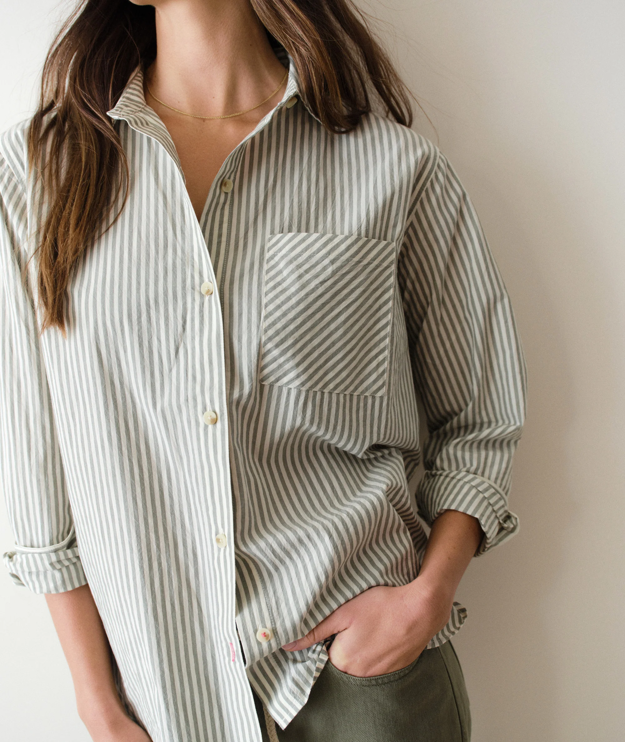 Jane Relaxed Cali Poplin Shirt - Image 7