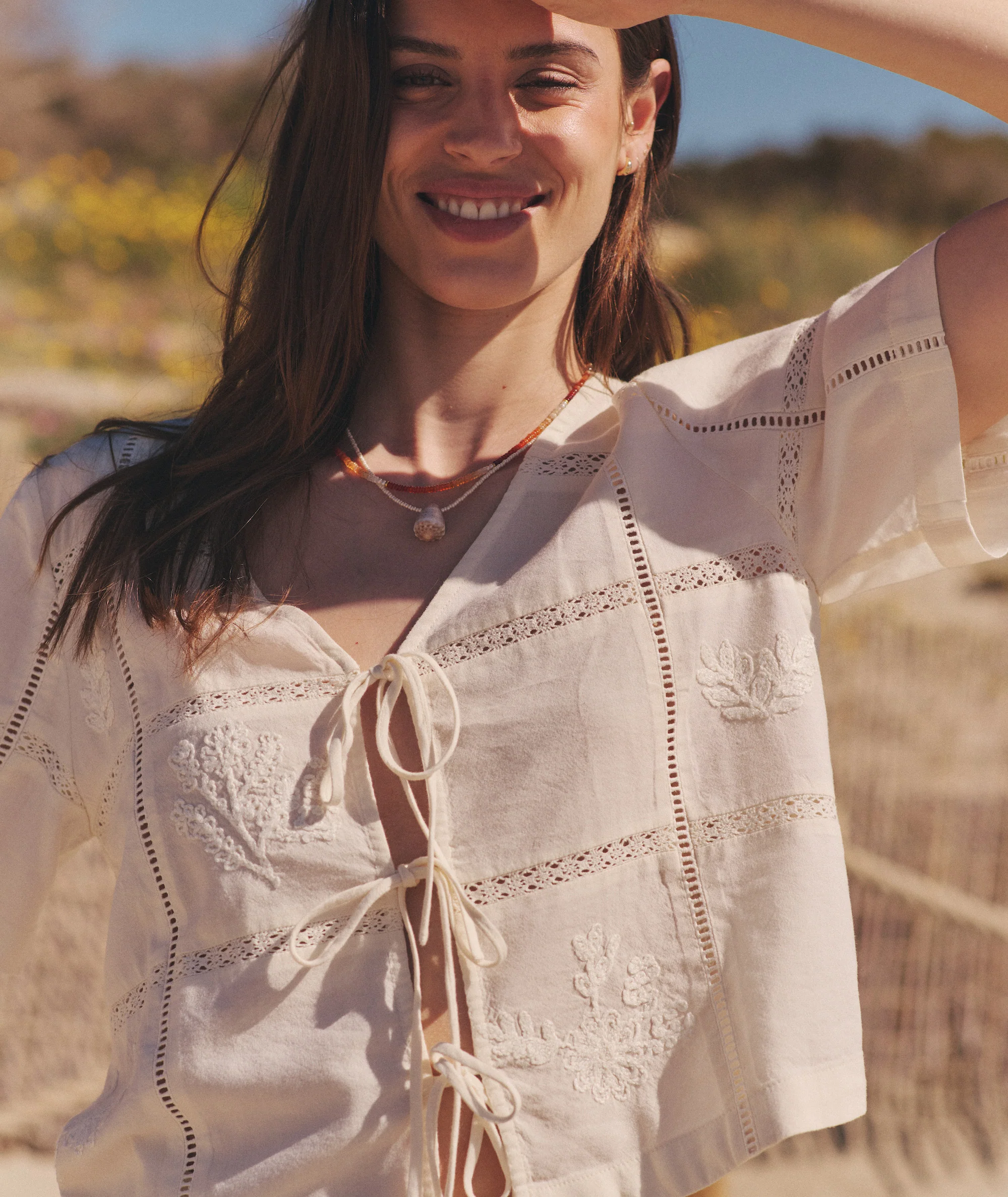 Marella Embroidered Top