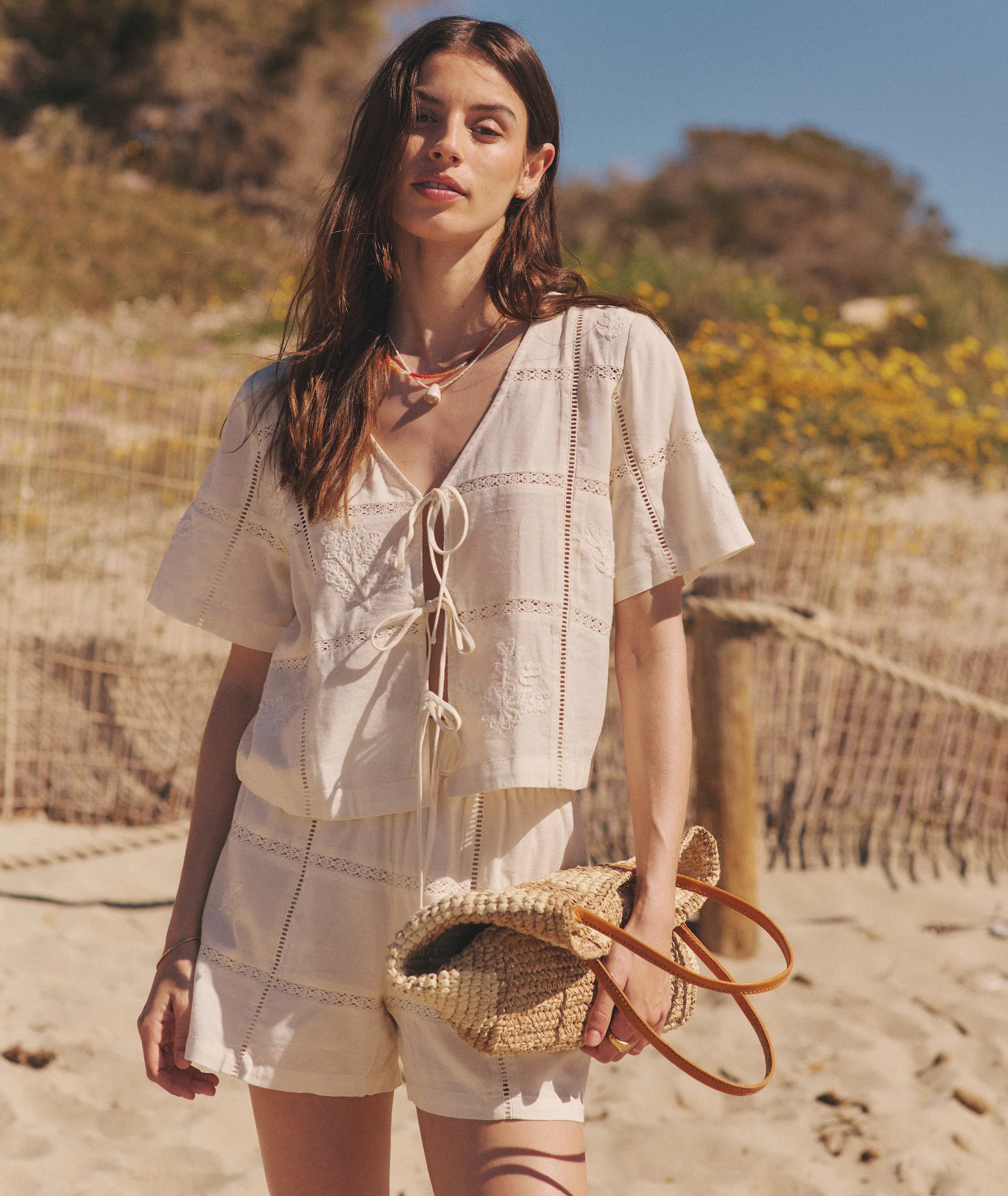 Marella Embroidered Short