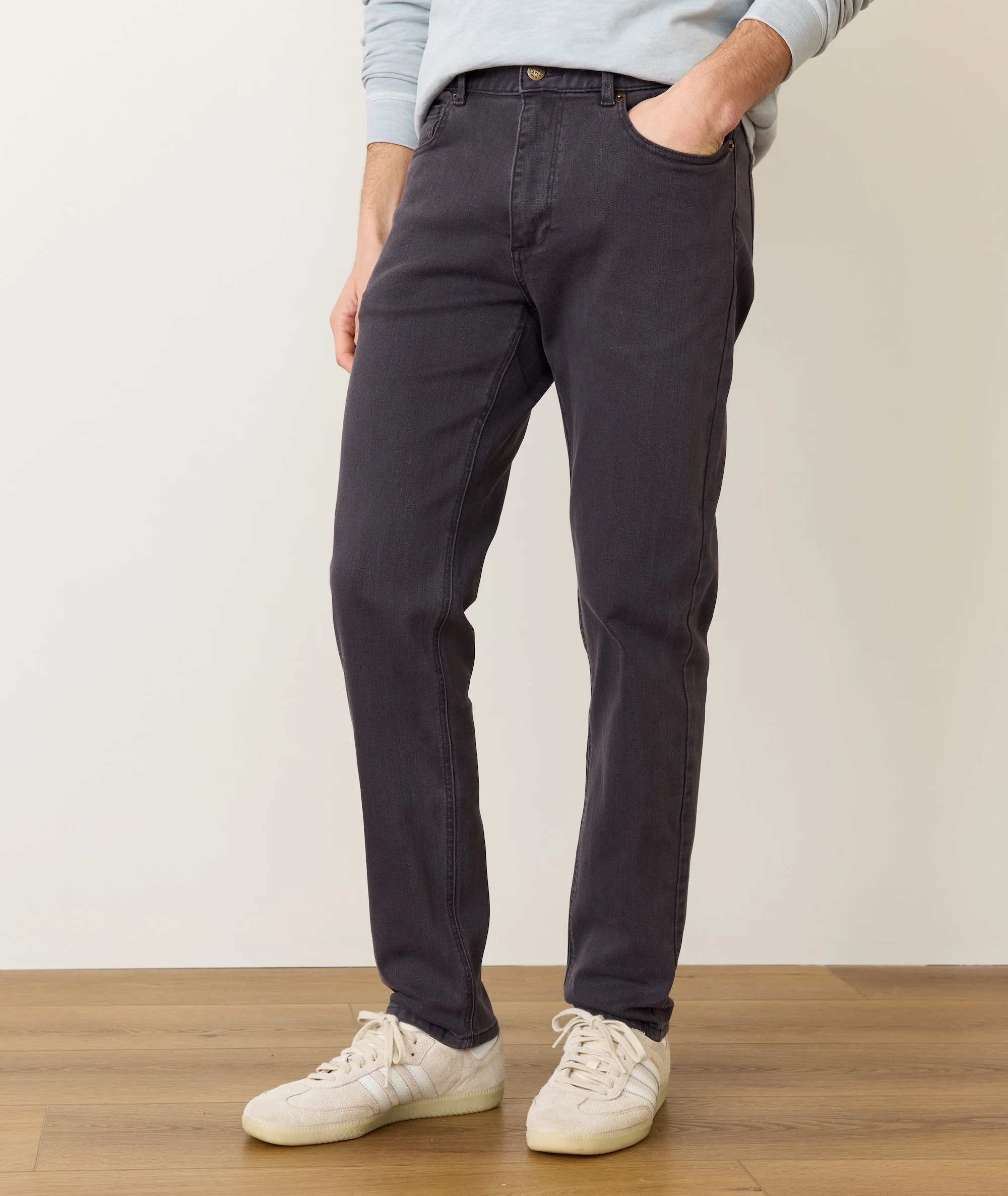 5 Pocket Slim Straight Twill Pant - Image 2