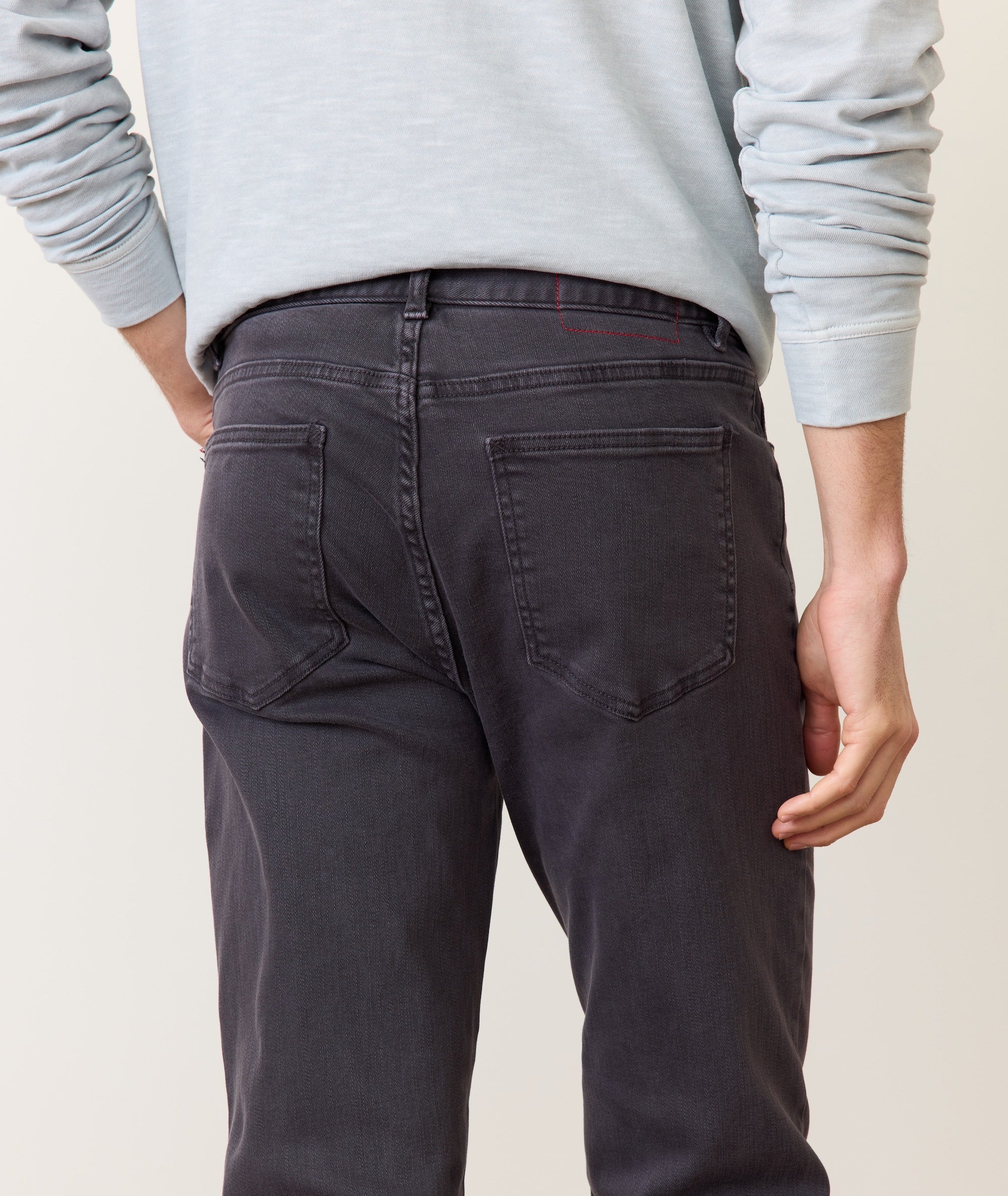 5 Pocket Slim Straight Twill Pant - Image 5