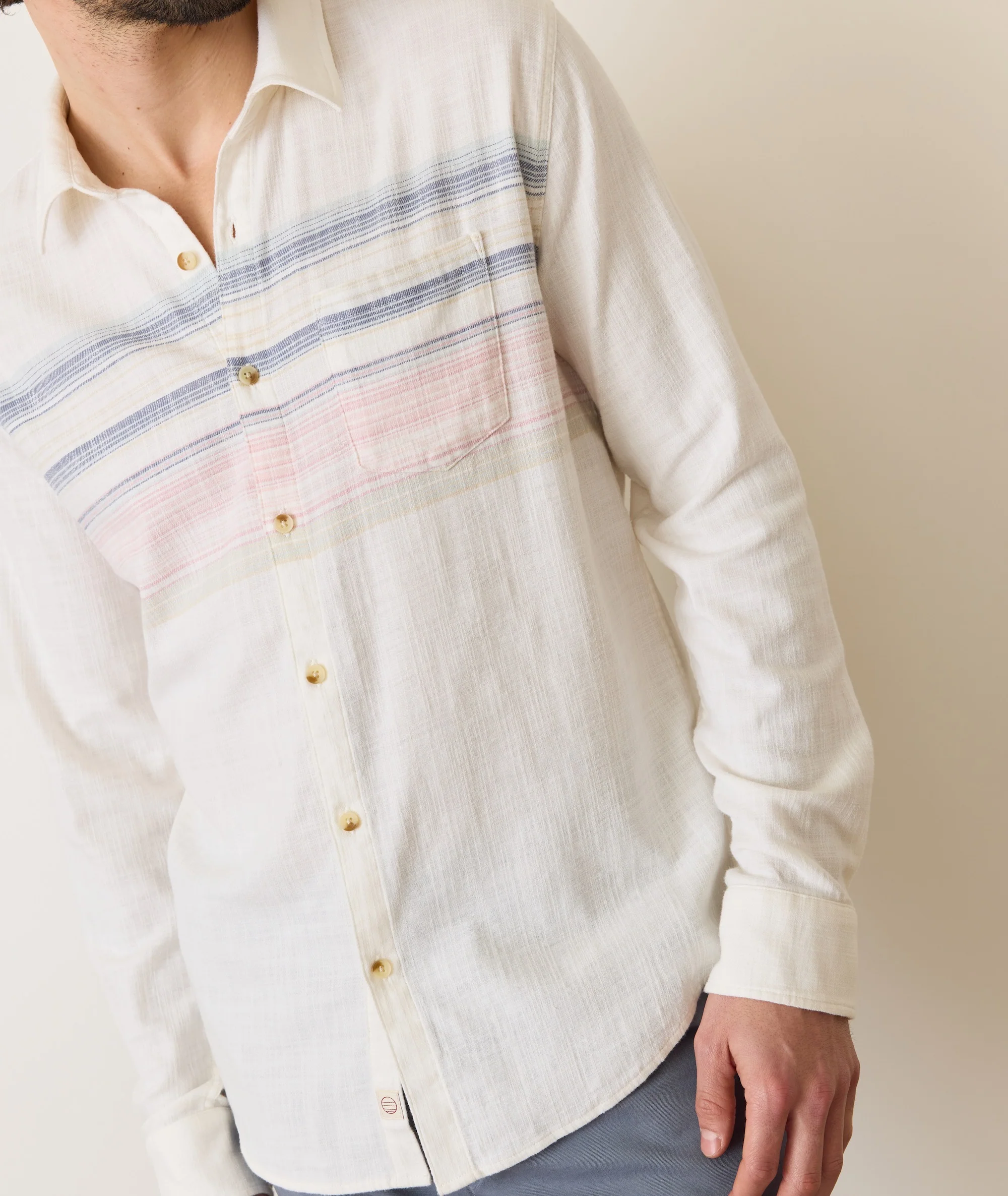 Stretch Selvage Long Sleeve Shirt - Image 6