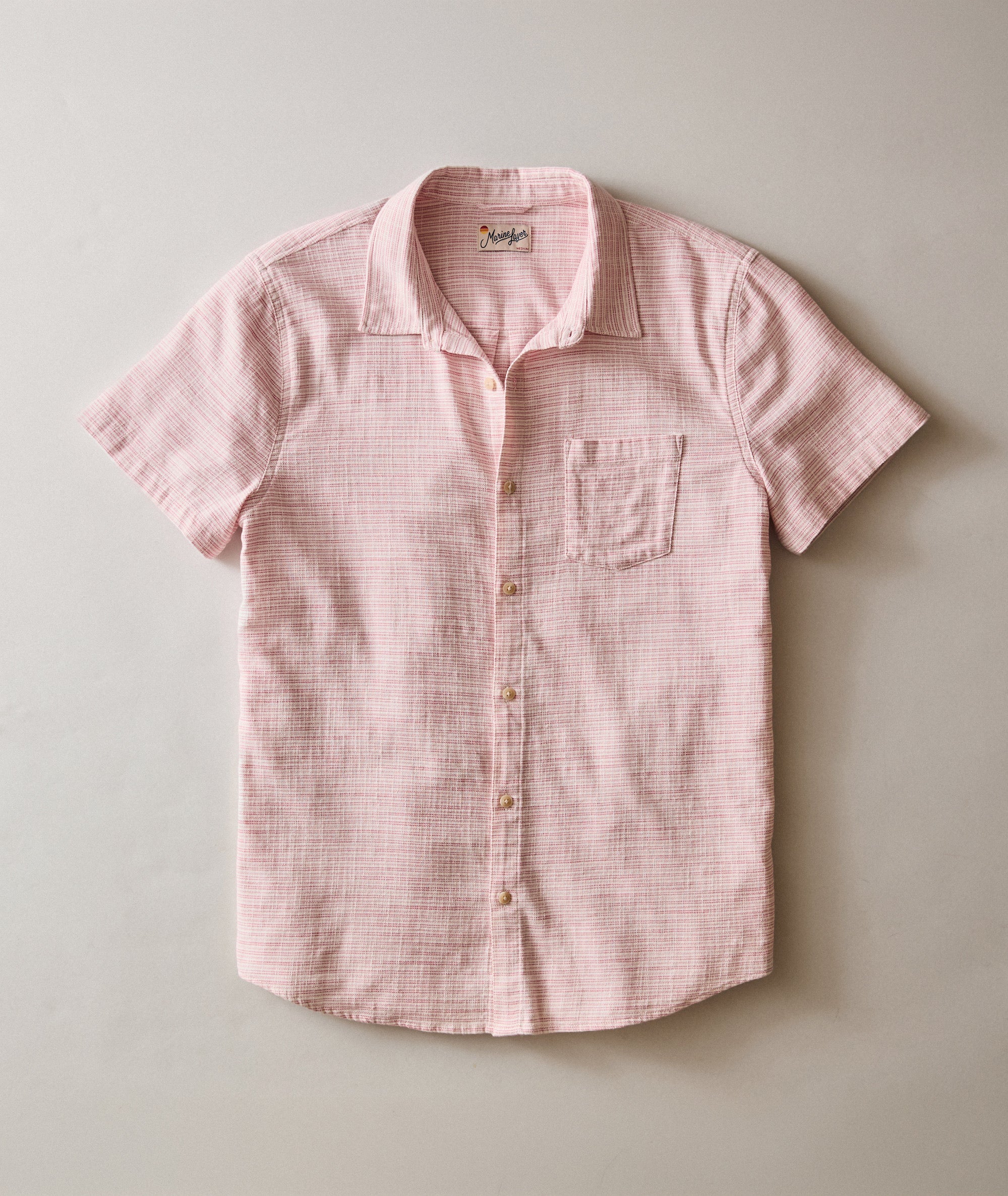 Stretch Selvage Short Sleeve Shirt