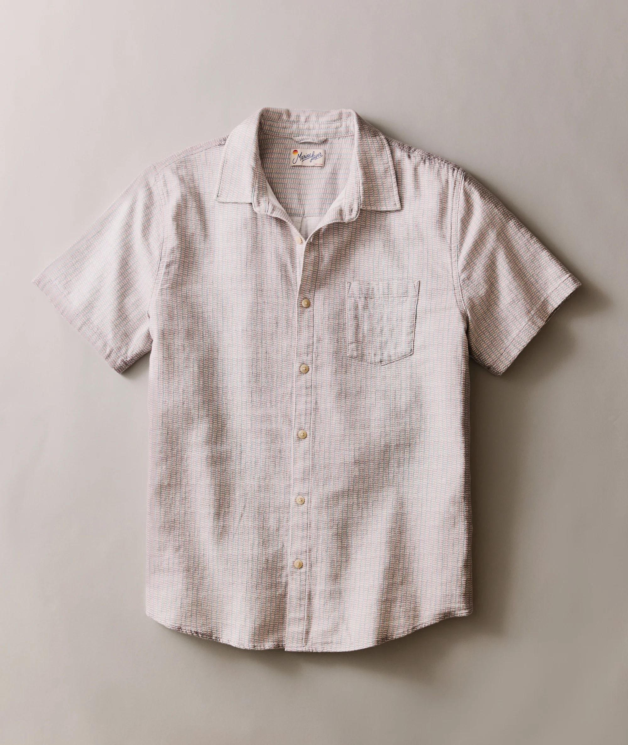 Stretch Selvage Short Sleeve Shirt