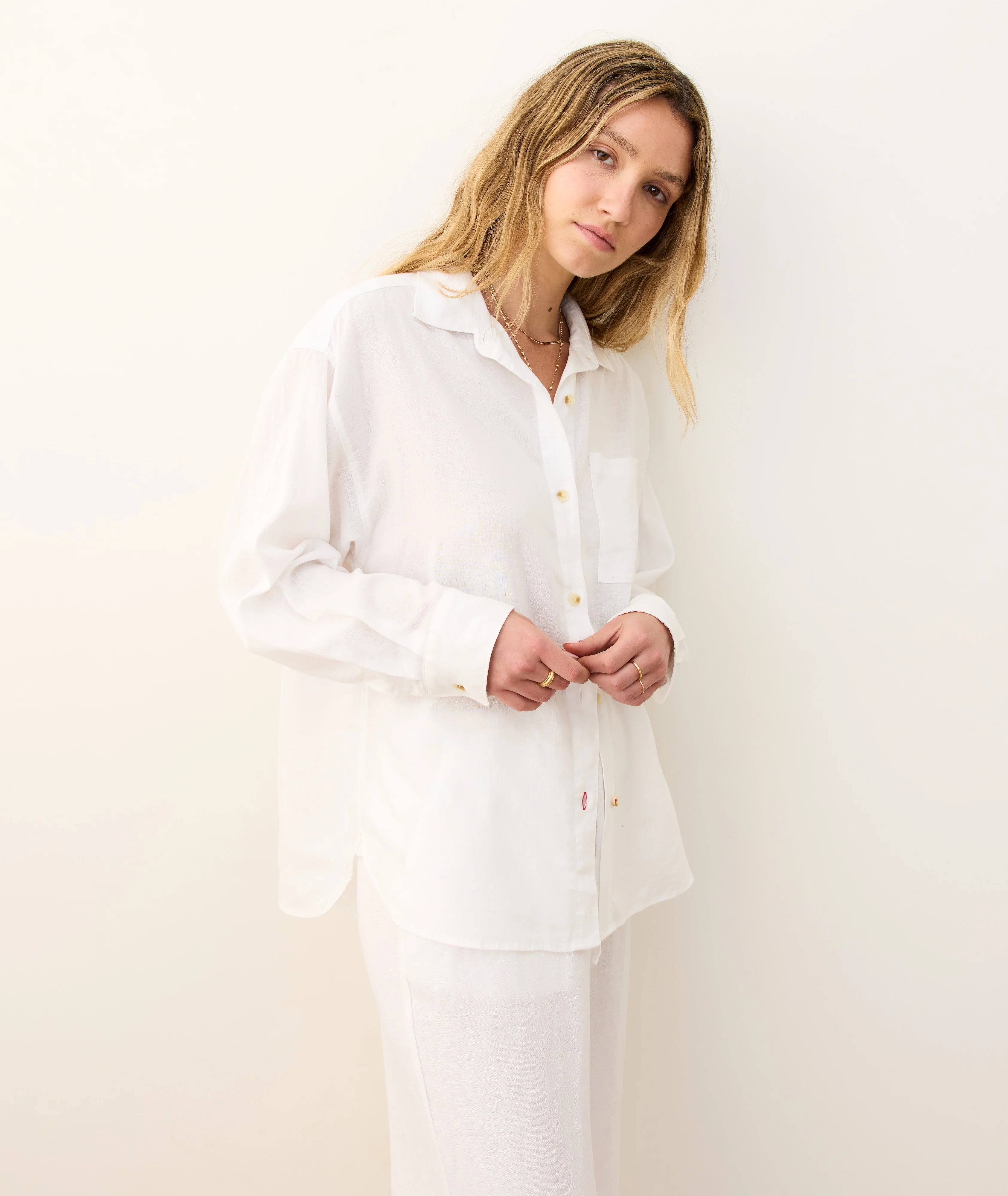 Gracey Oversized Linen Shirt - Image 3