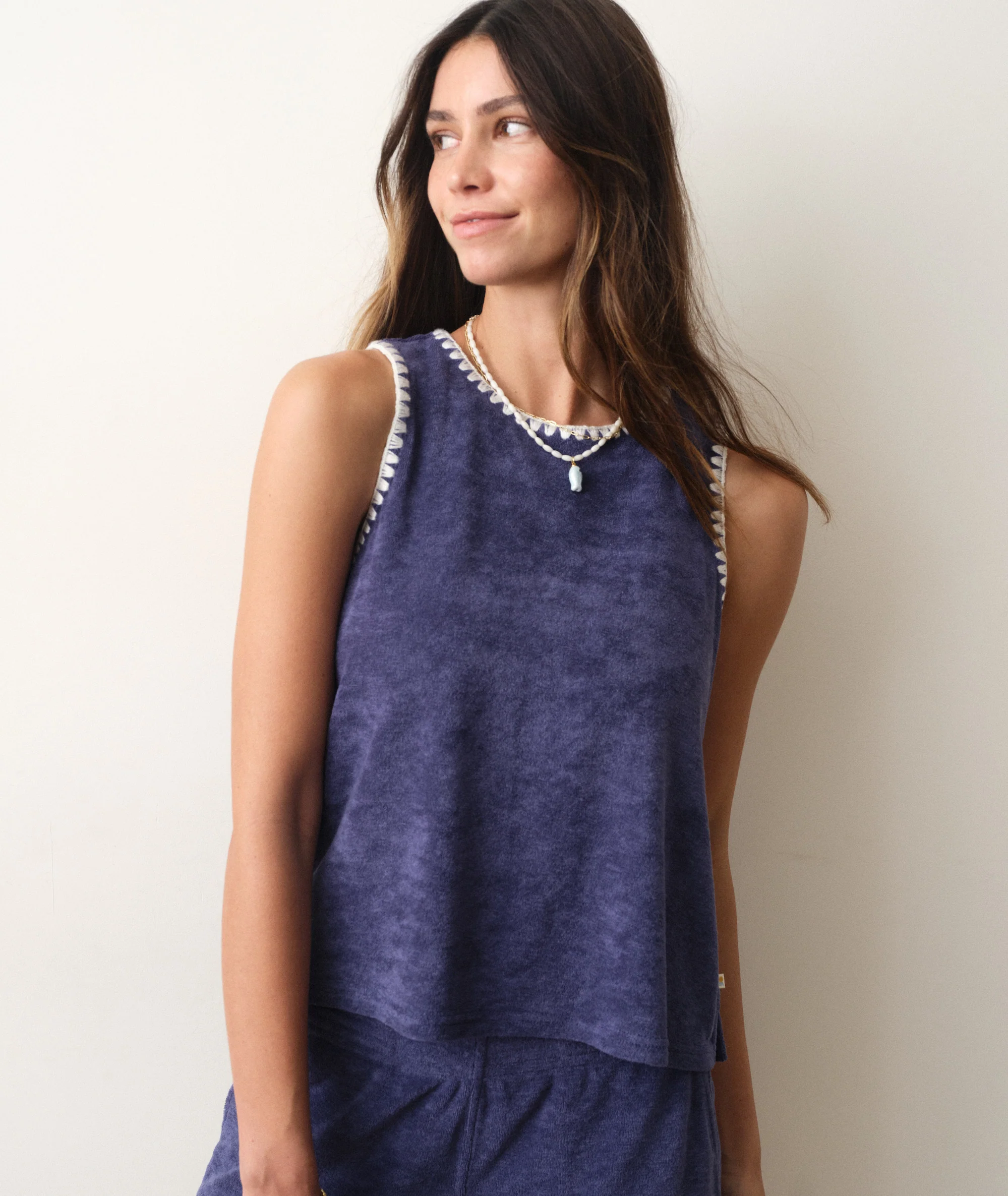 Beach Terry Shell Tank - Image 3