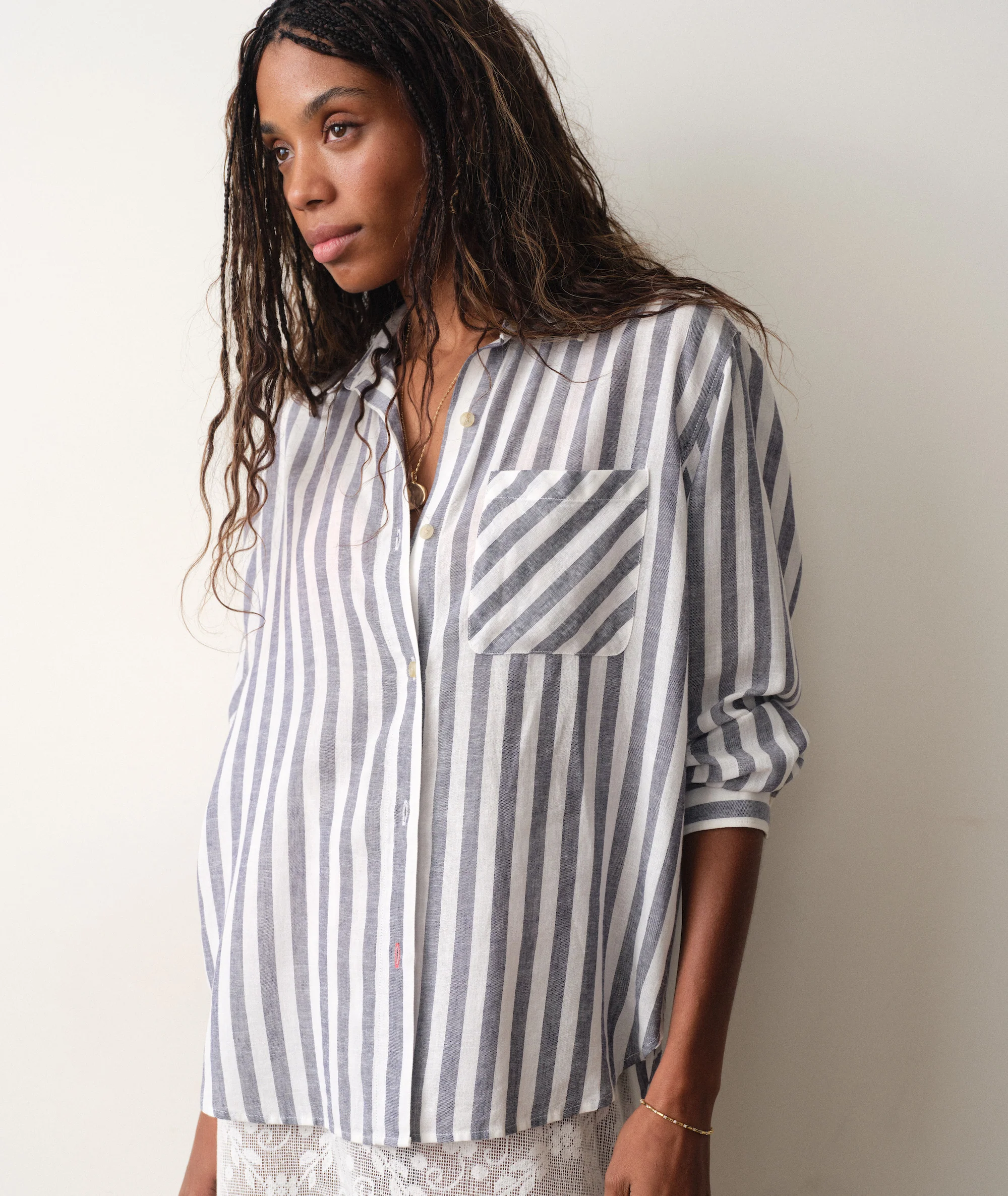 Jane Relaxed Linen Shirt - Image 3