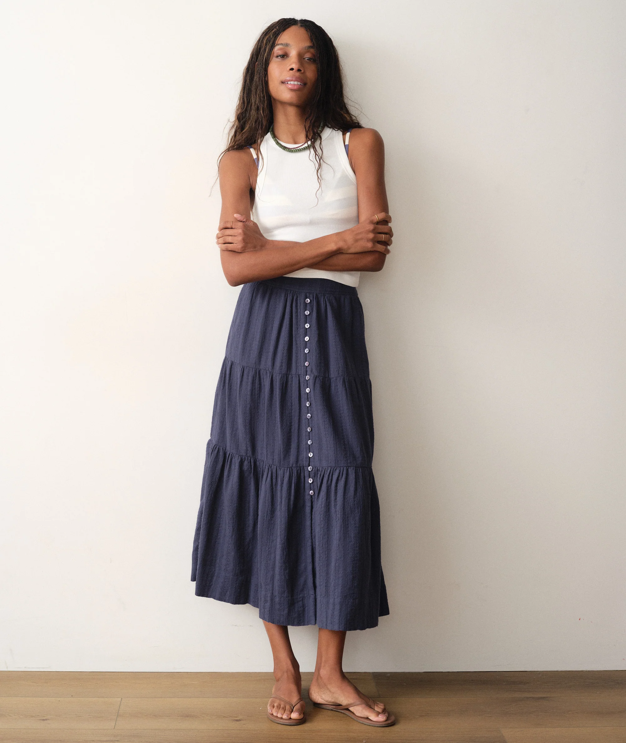 Lana Button-Through Skirt