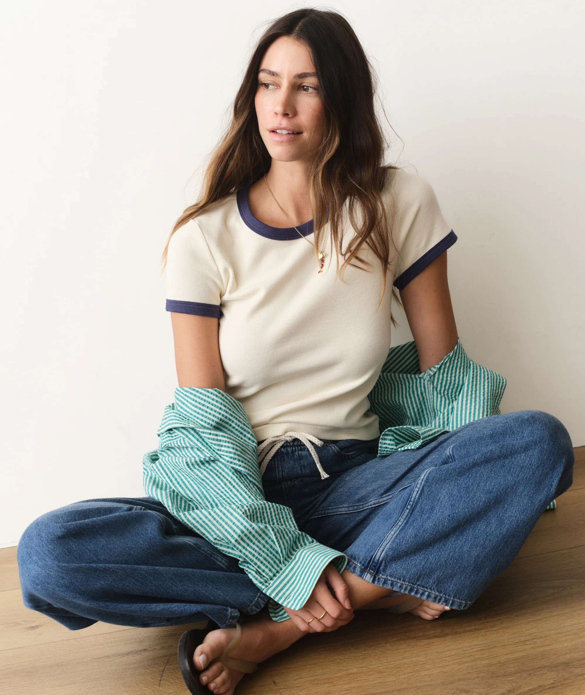 Lexi Rib Ringer Tee - Image 3