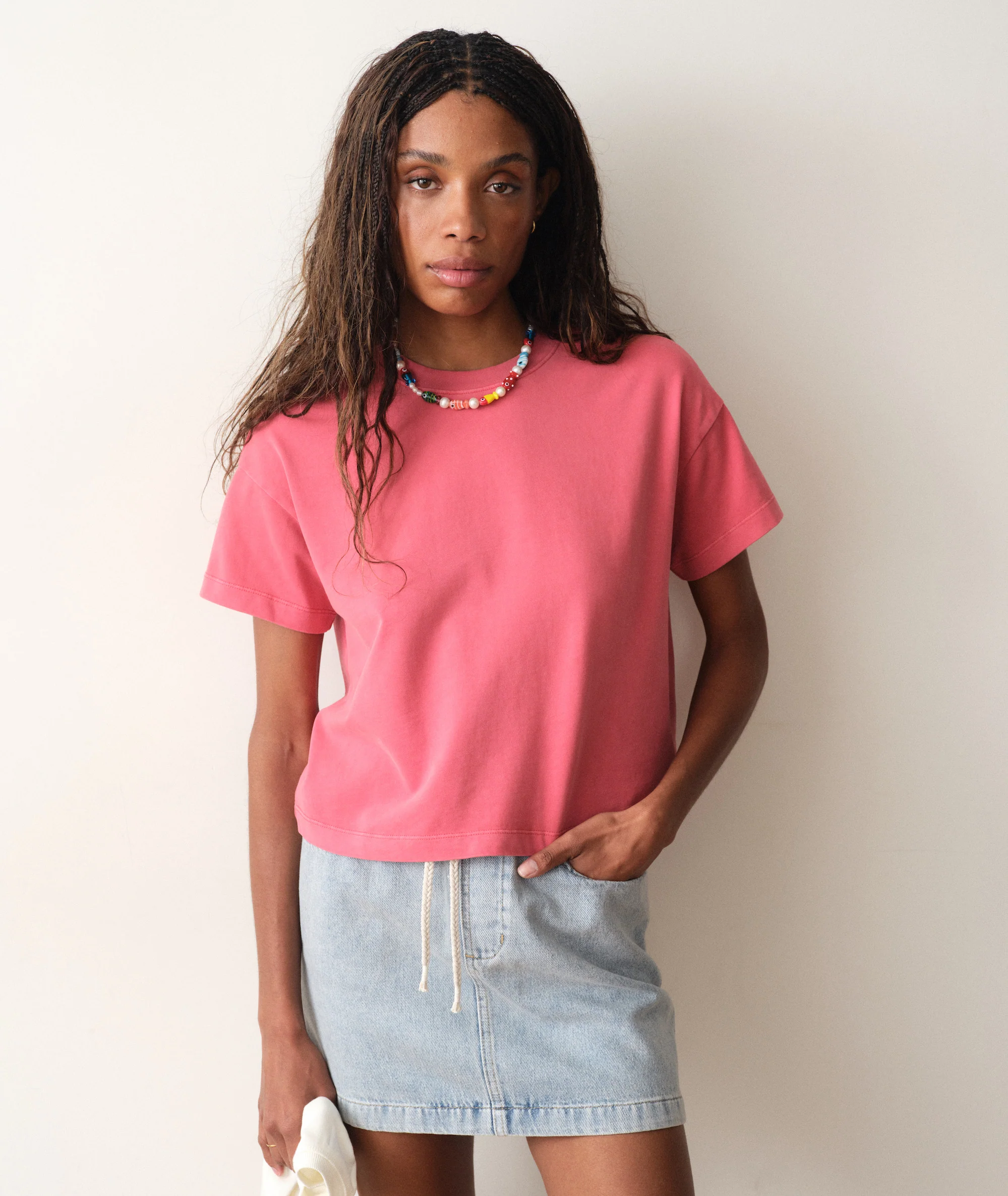 Luxe Sueded Tee
