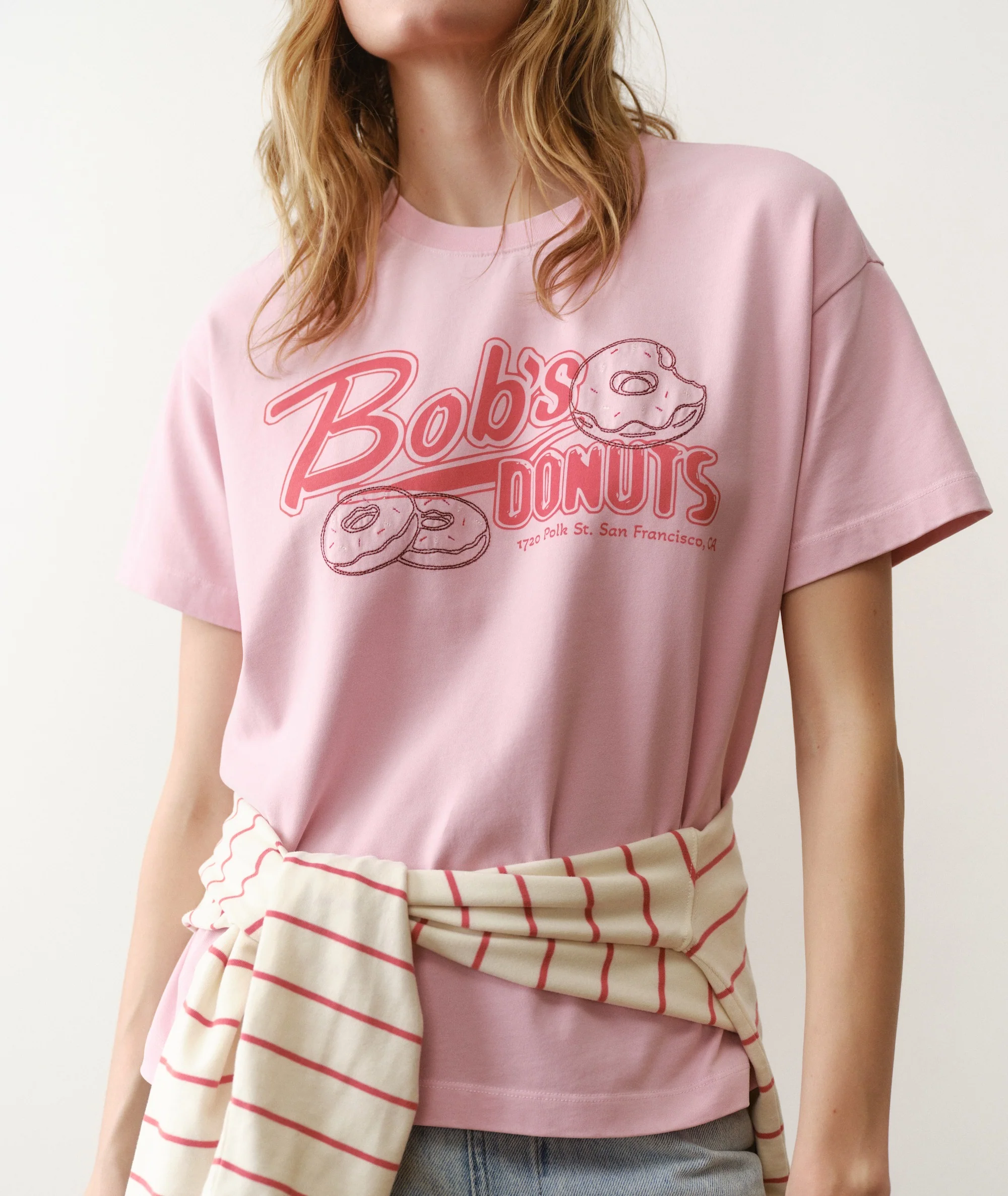 Luxe Sueded Oversized Crew Tee - Image 3