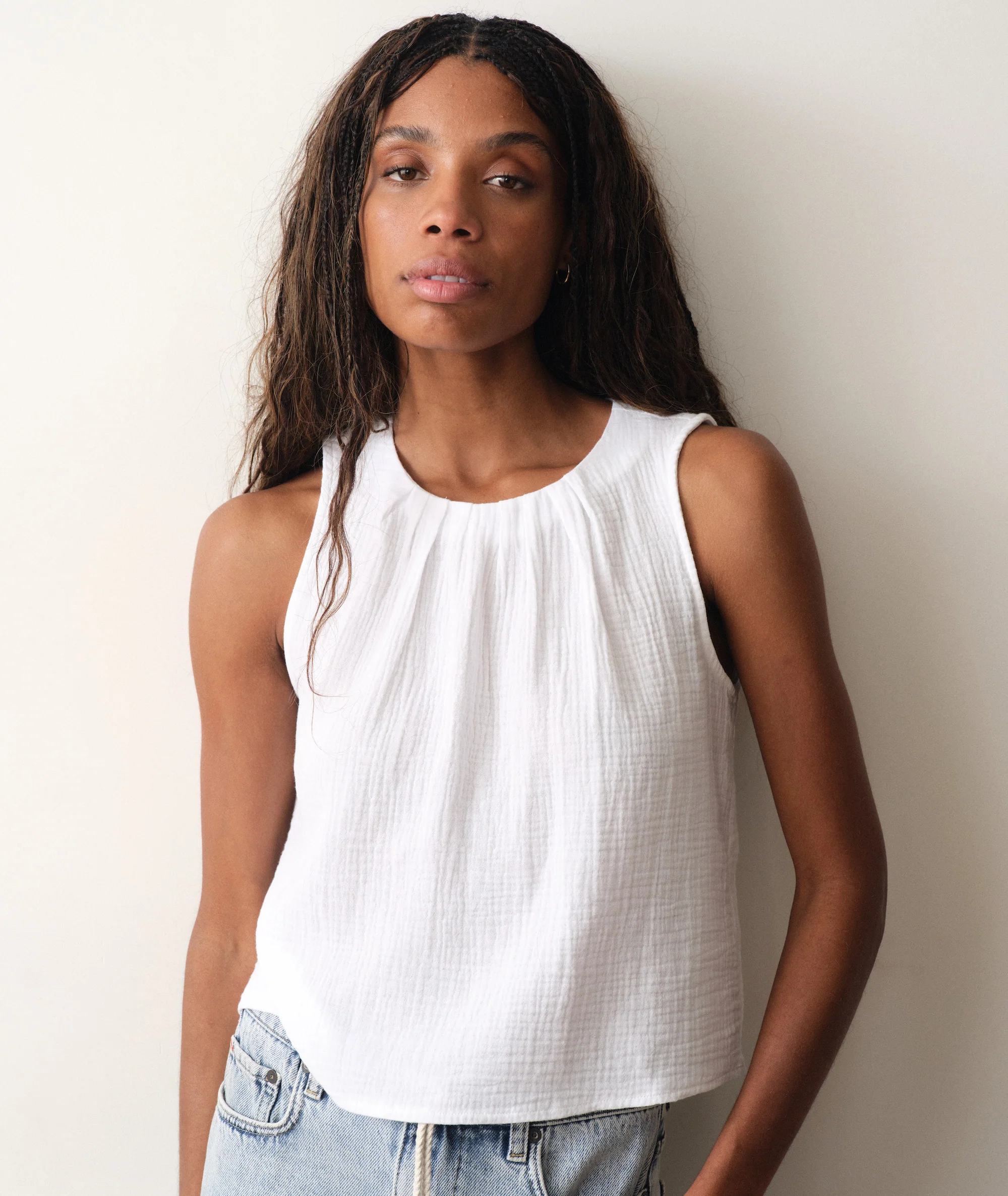 Serena High Neck Tank