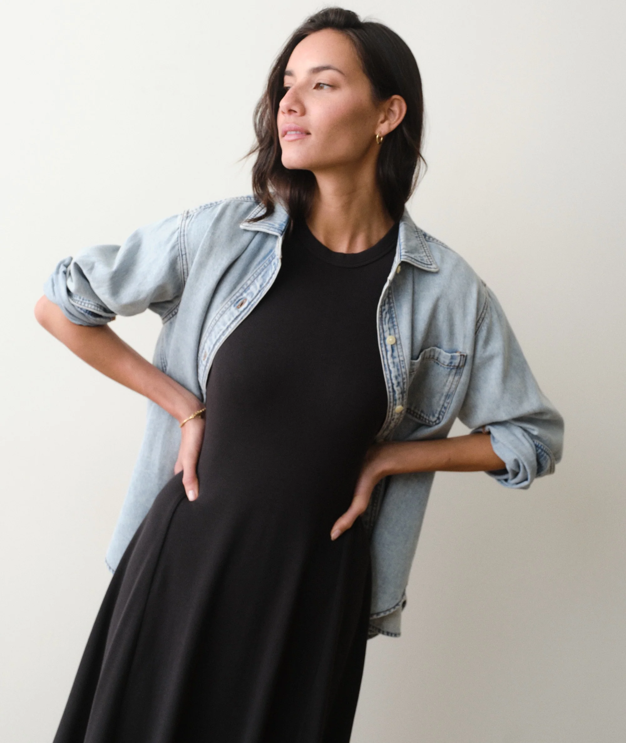 Lexi Short Sleeve Fit & Flare Midi Dress - Image 5