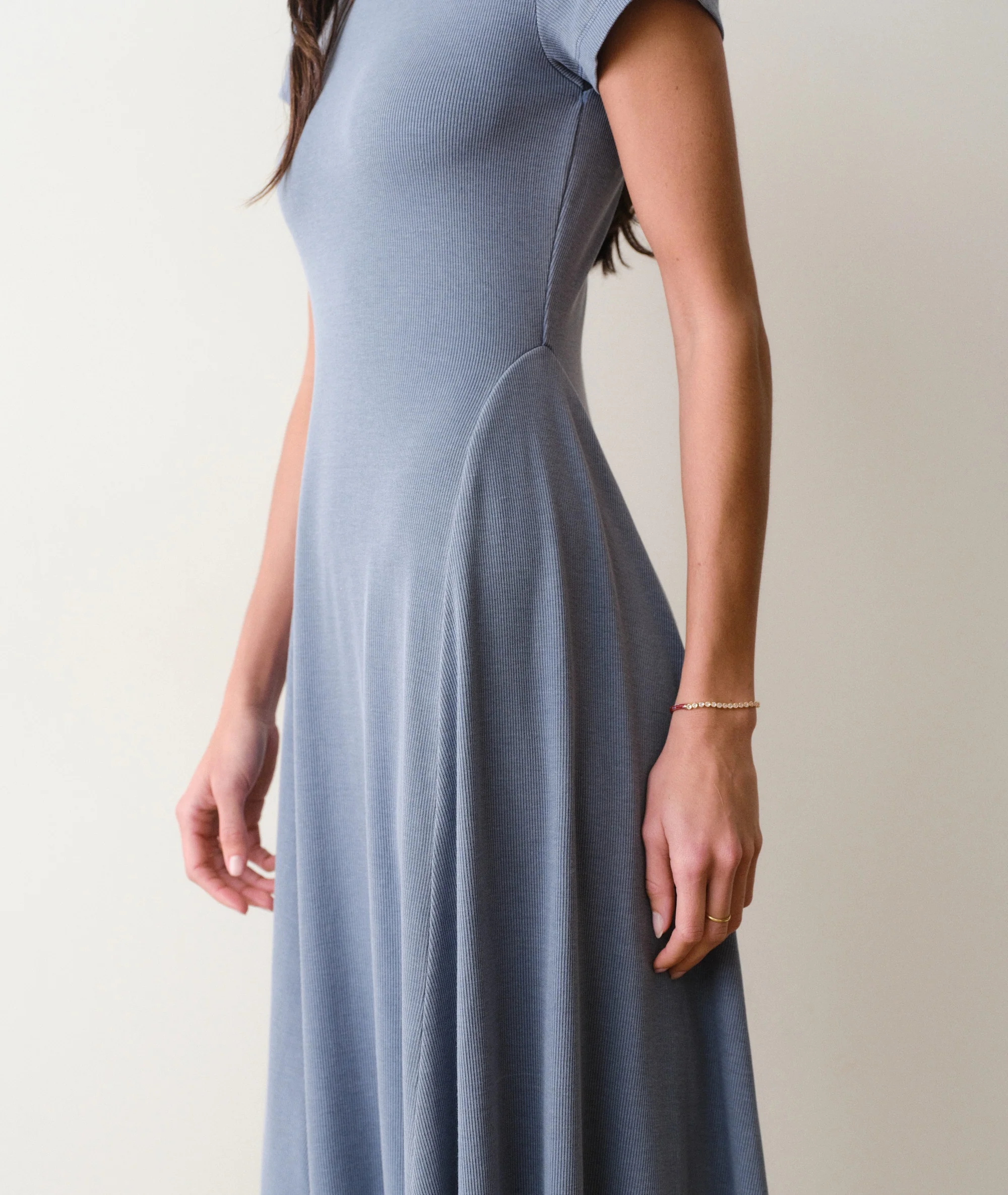 Lexi Short Sleeve Fit & Flare Midi Dress - Image 4