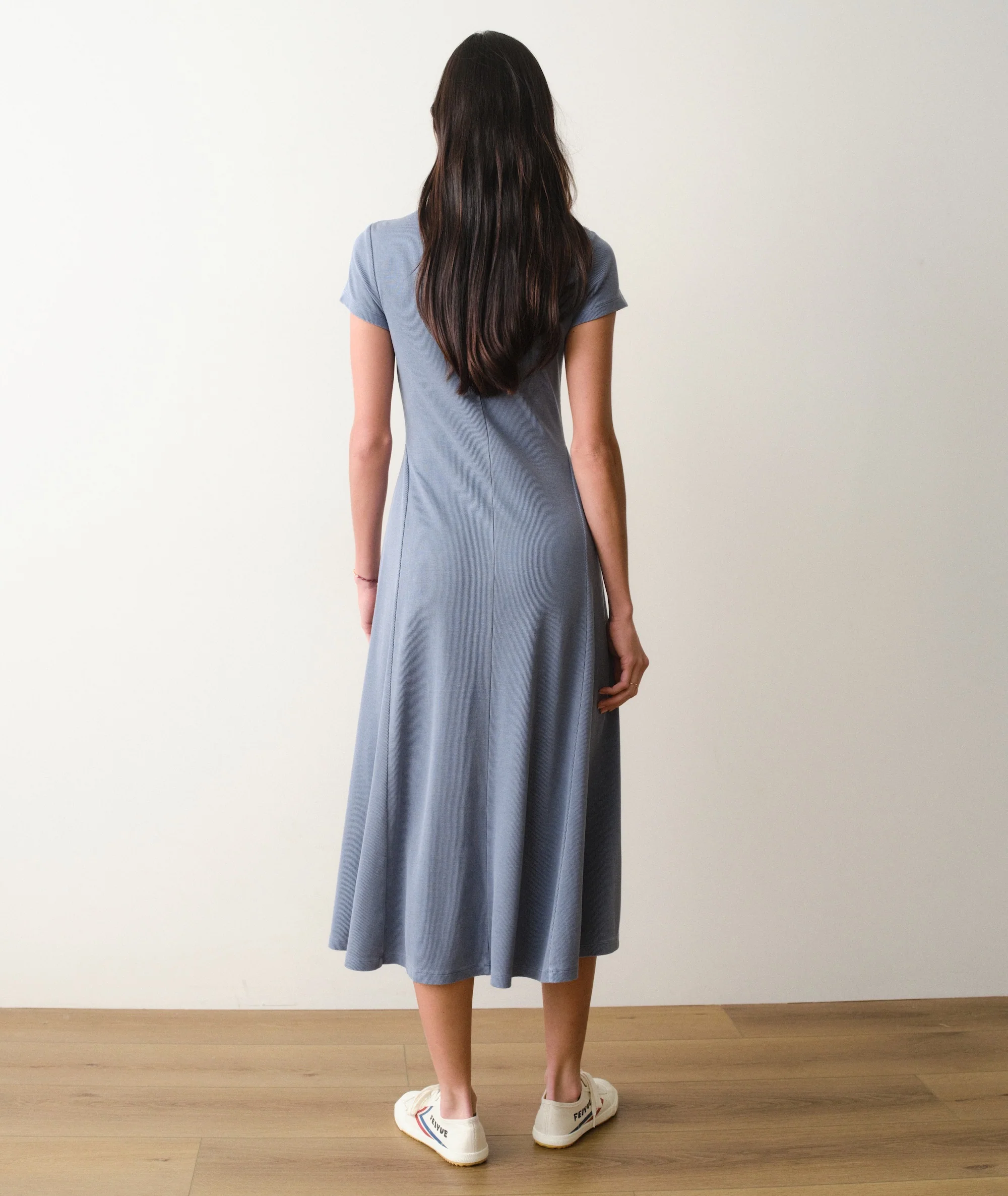 Lexi Short Sleeve Fit & Flare Midi Dress - Image 7
