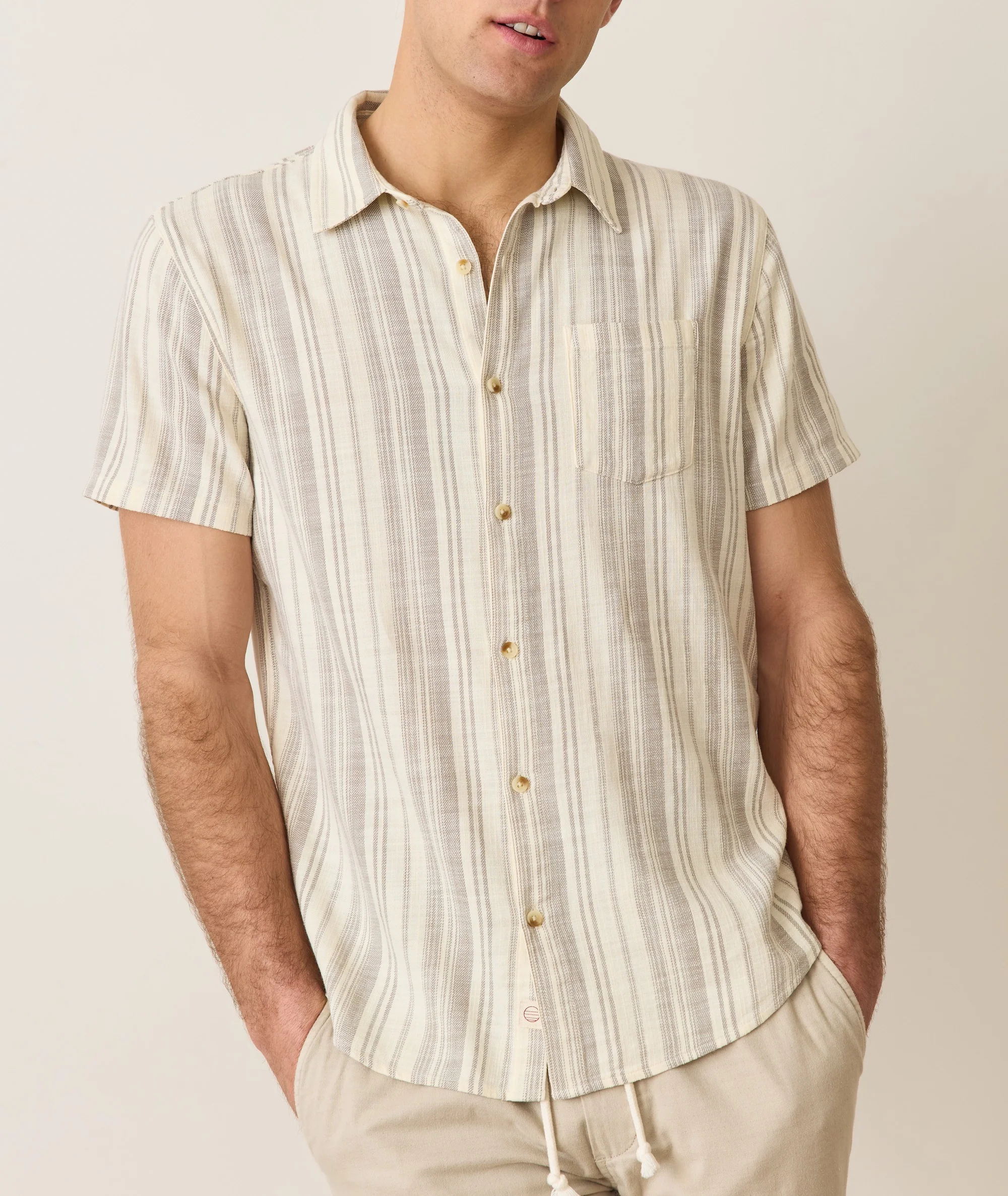 Stretch Selvage Short Sleeve Shirt - Image 2