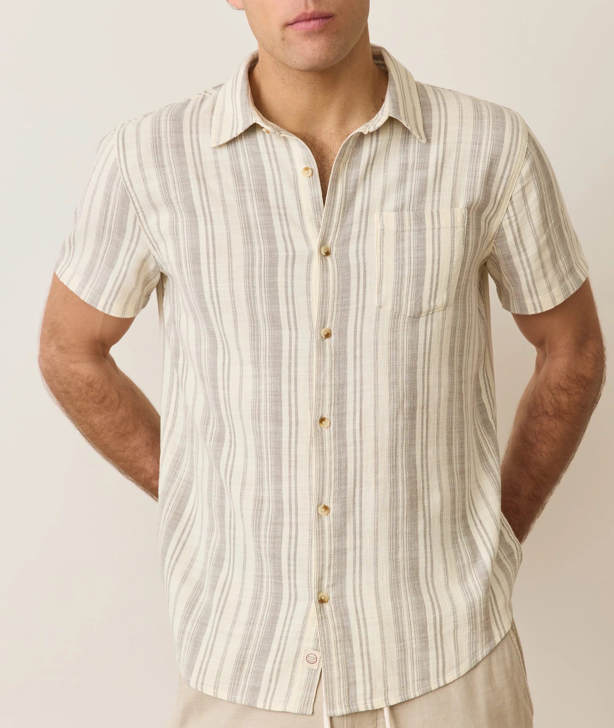 Stretch Selvage Short Sleeve Shirt - Image 5