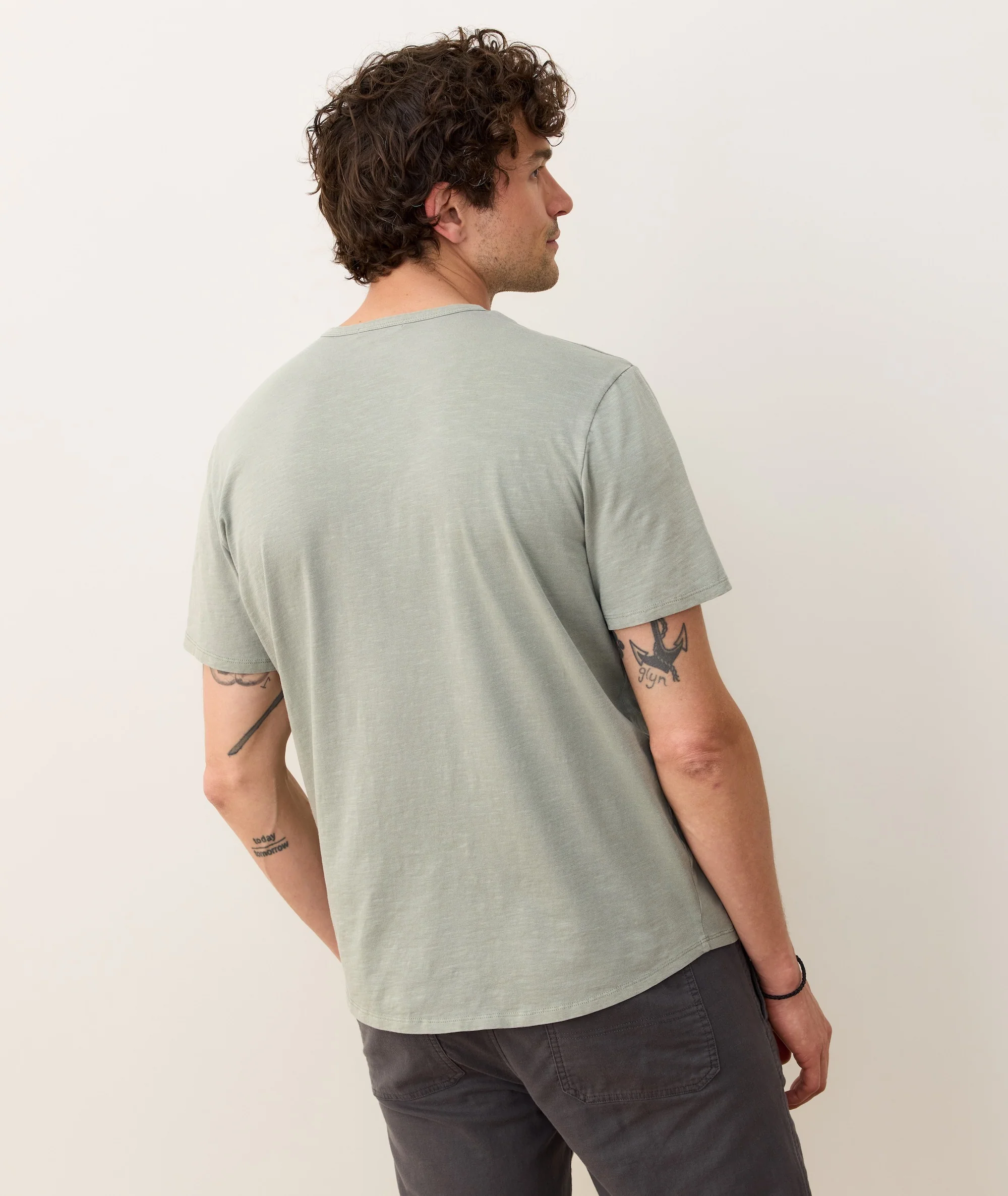 Saddle Hem Crew Tee - Image 6