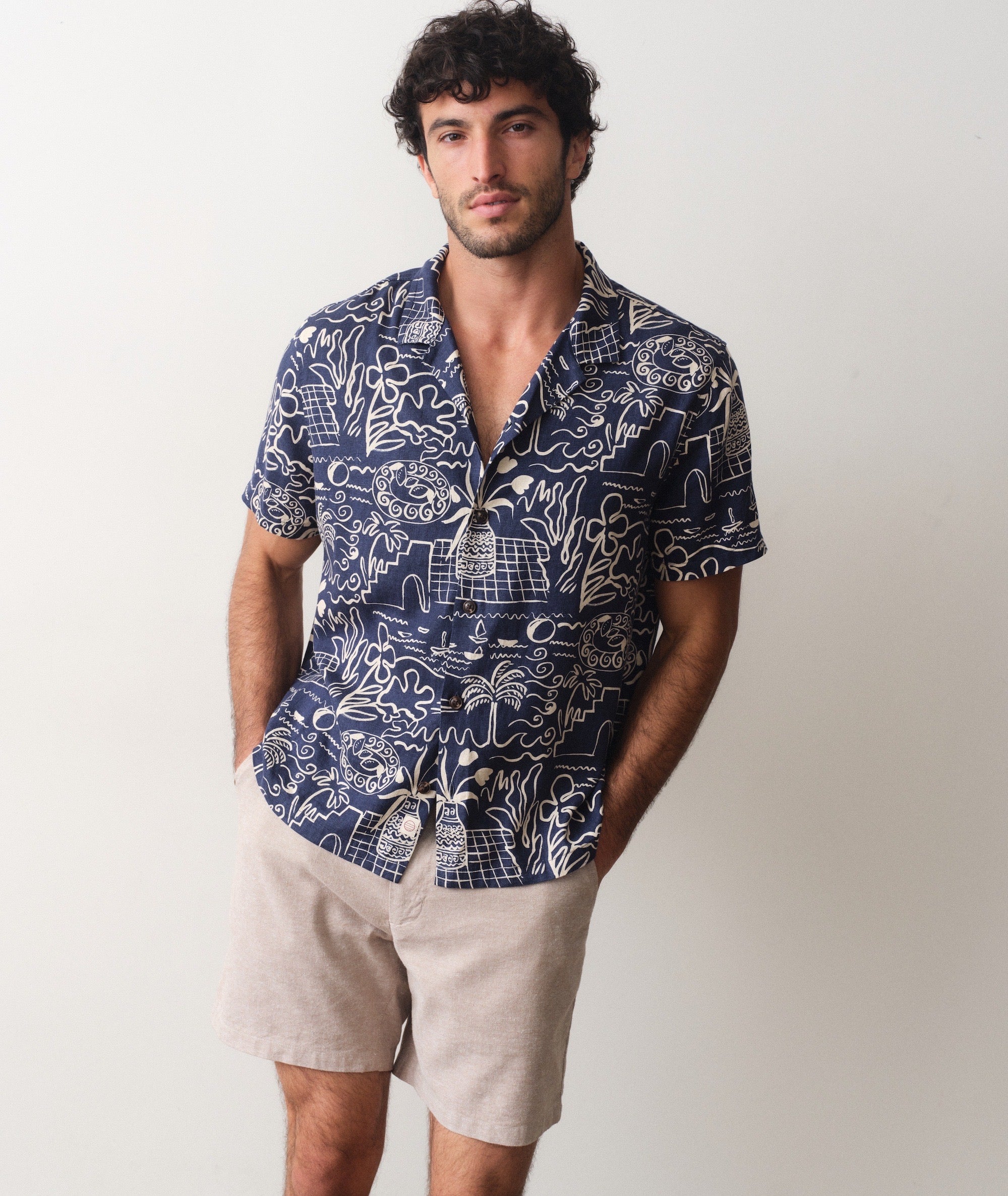 Pablo Tencel Linen Resort Shirt - Image 5