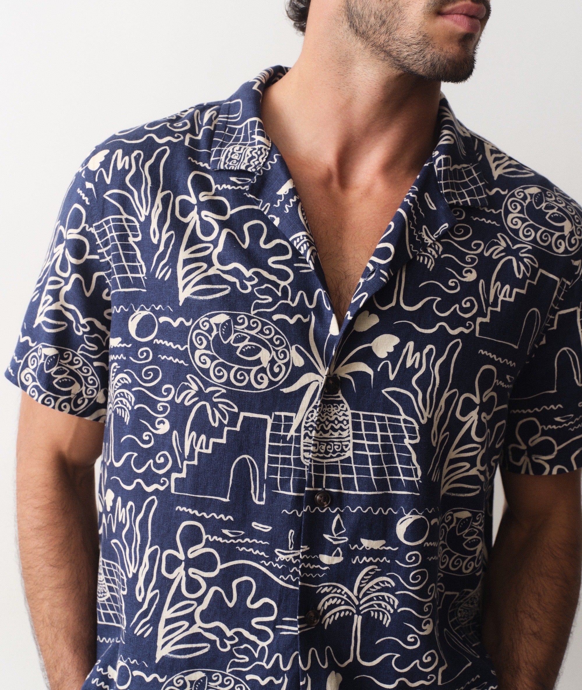Pablo Tencel Linen Resort Shirt - Image 6