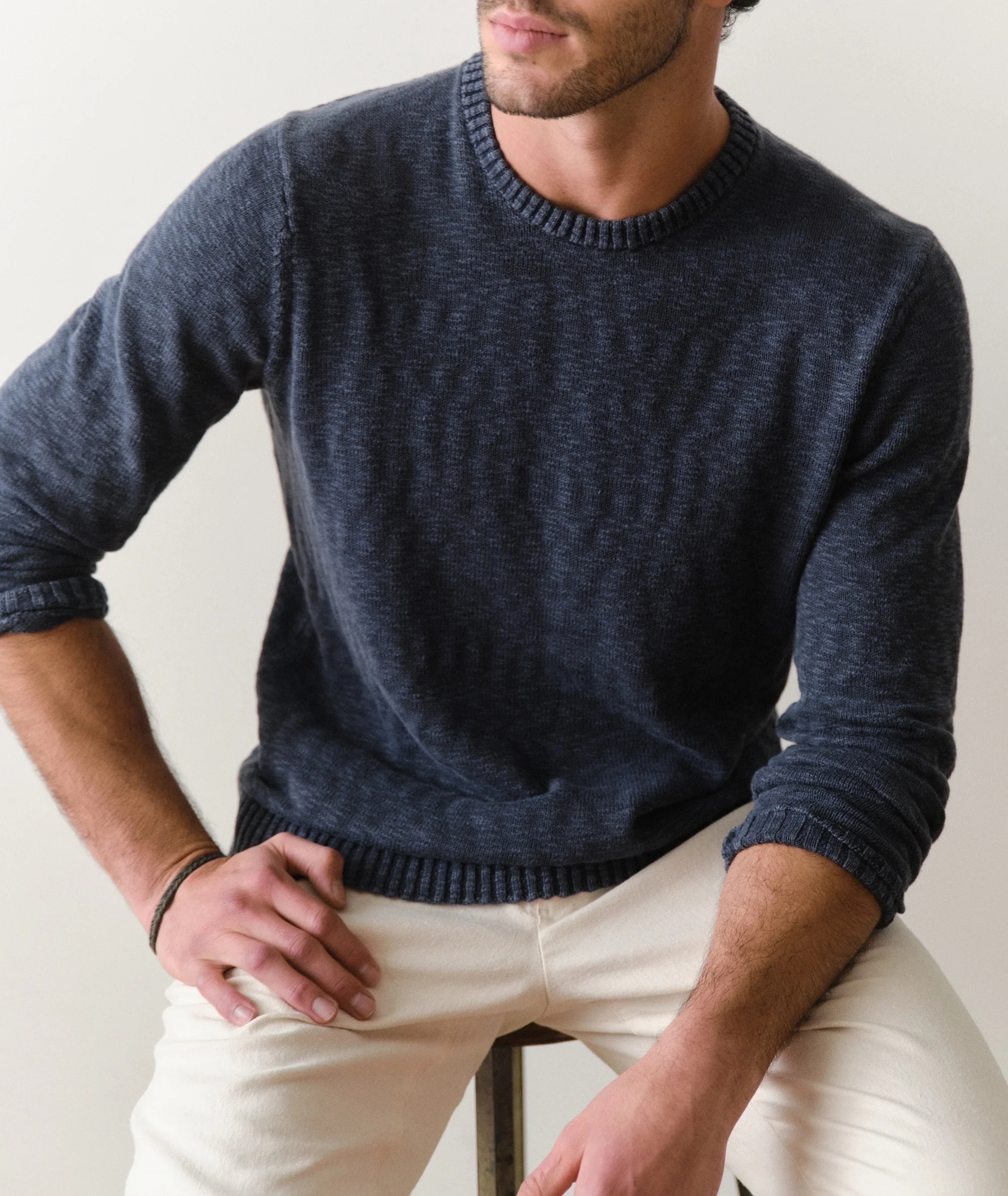 Slub Crew Sweater - Image 3