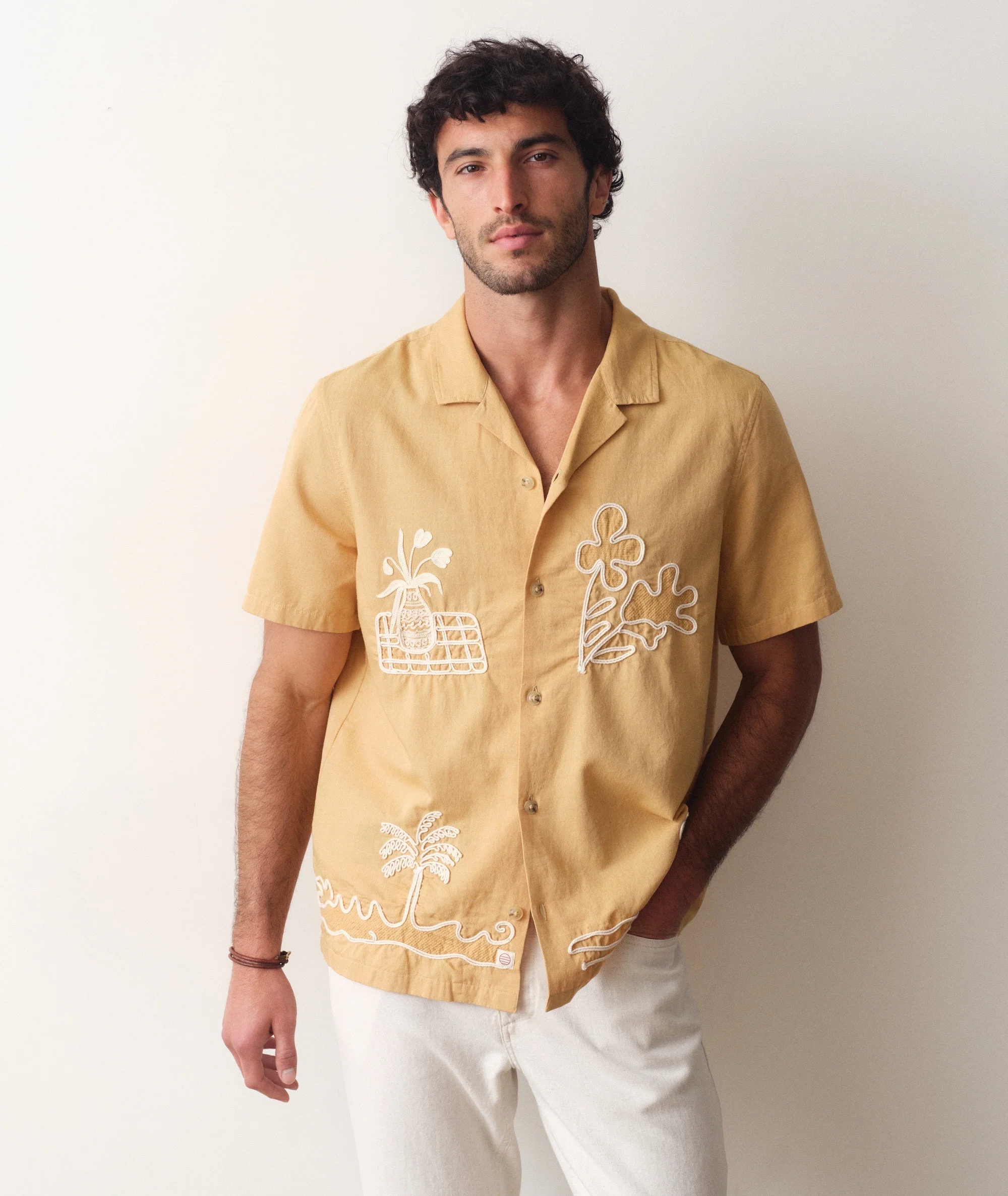 Sol Embroidered Resort Shirt - Image 2