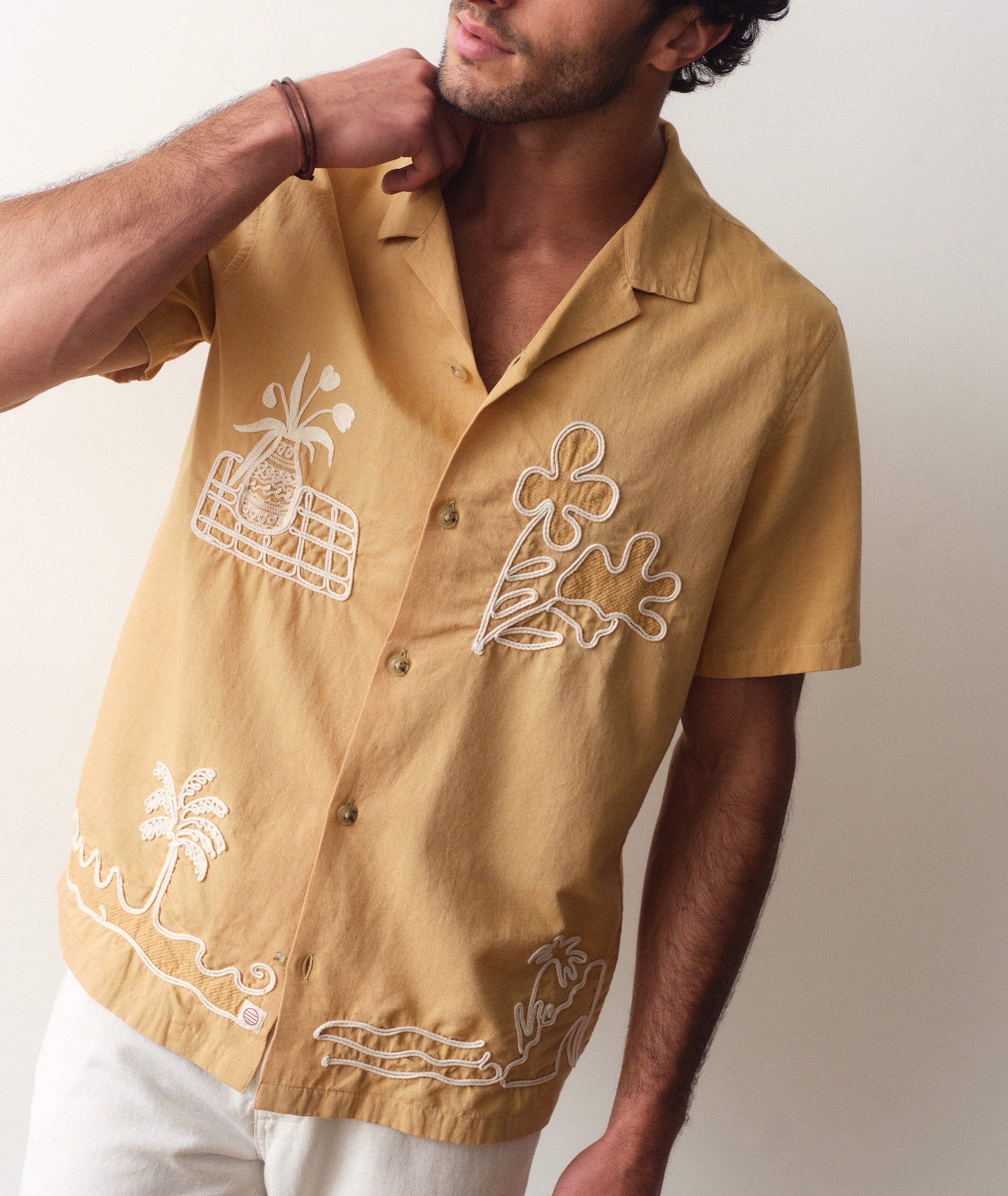 Sol Embroidered Resort Shirt - Image 3