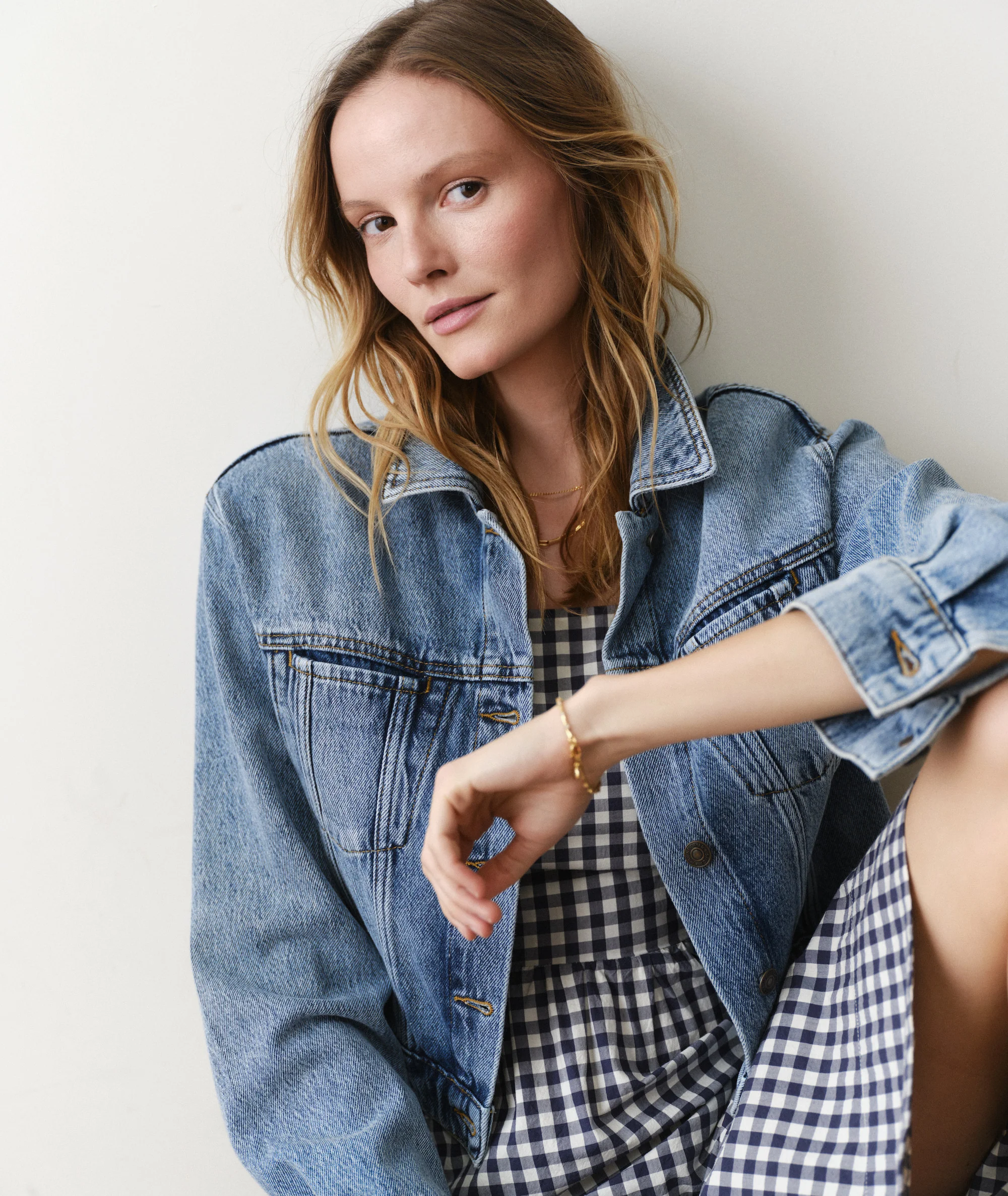 Ash Crop Denim Jacket