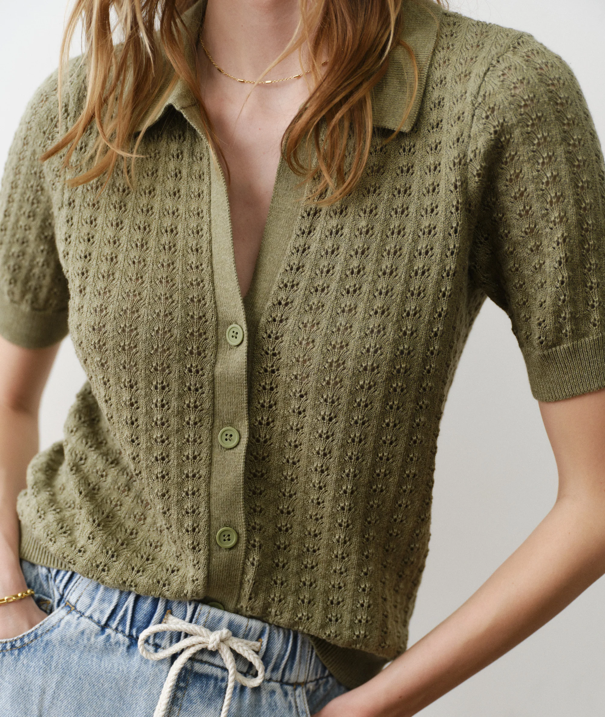 Lynn Knit Resort Shirt - Image 5