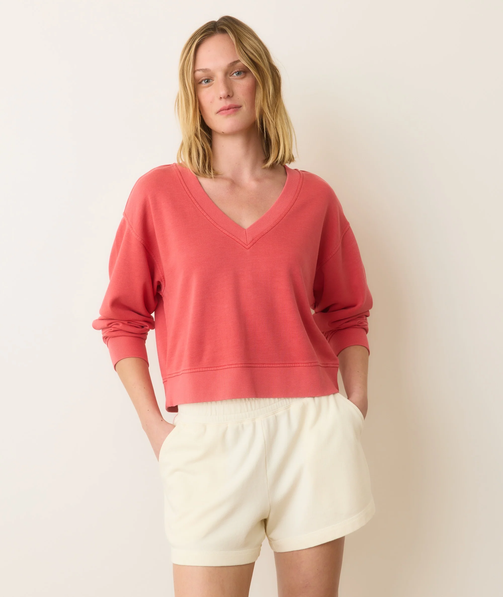 Cloud 9 Terry V-Neck Sweatshirt