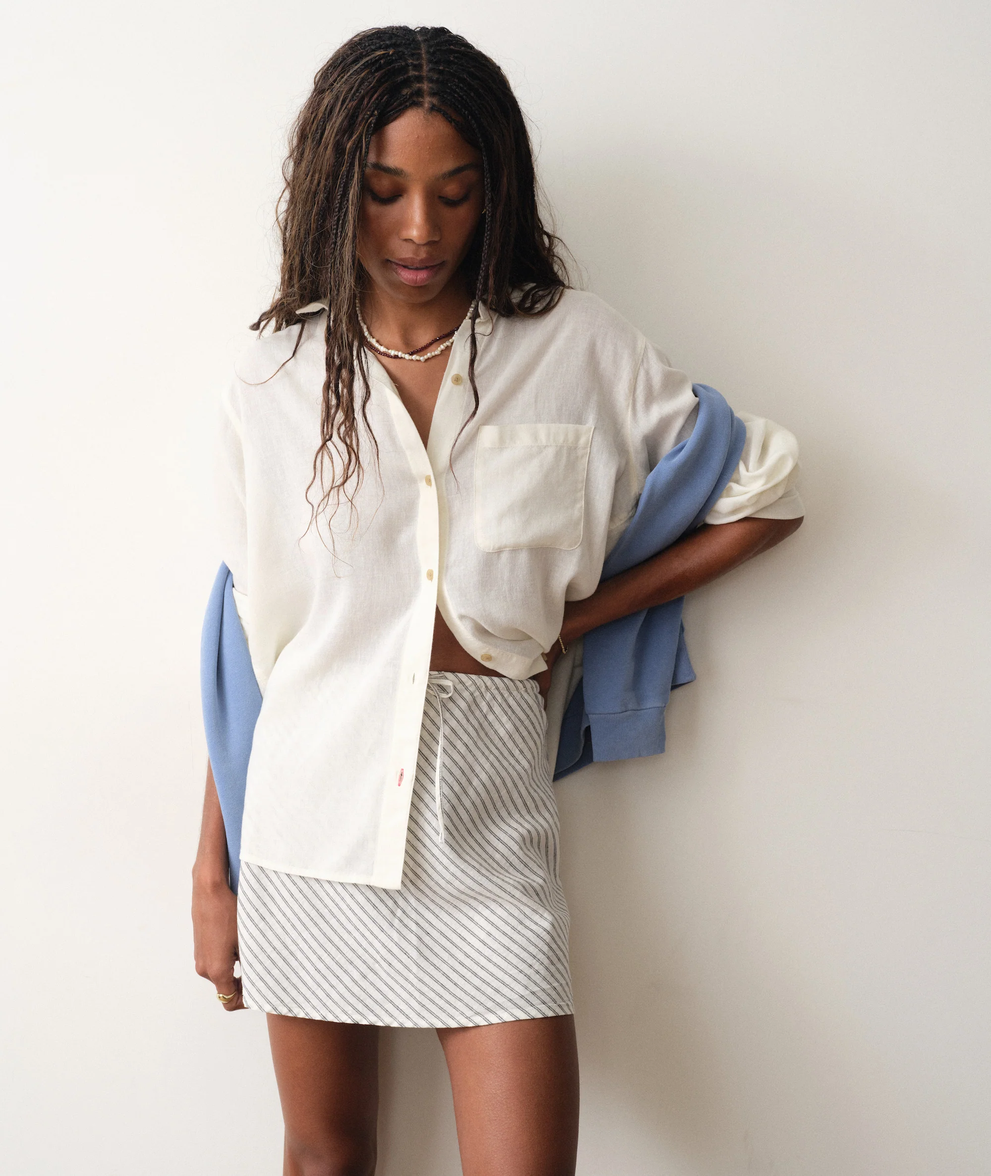Avery Hemp Mini Skirt - Image 2