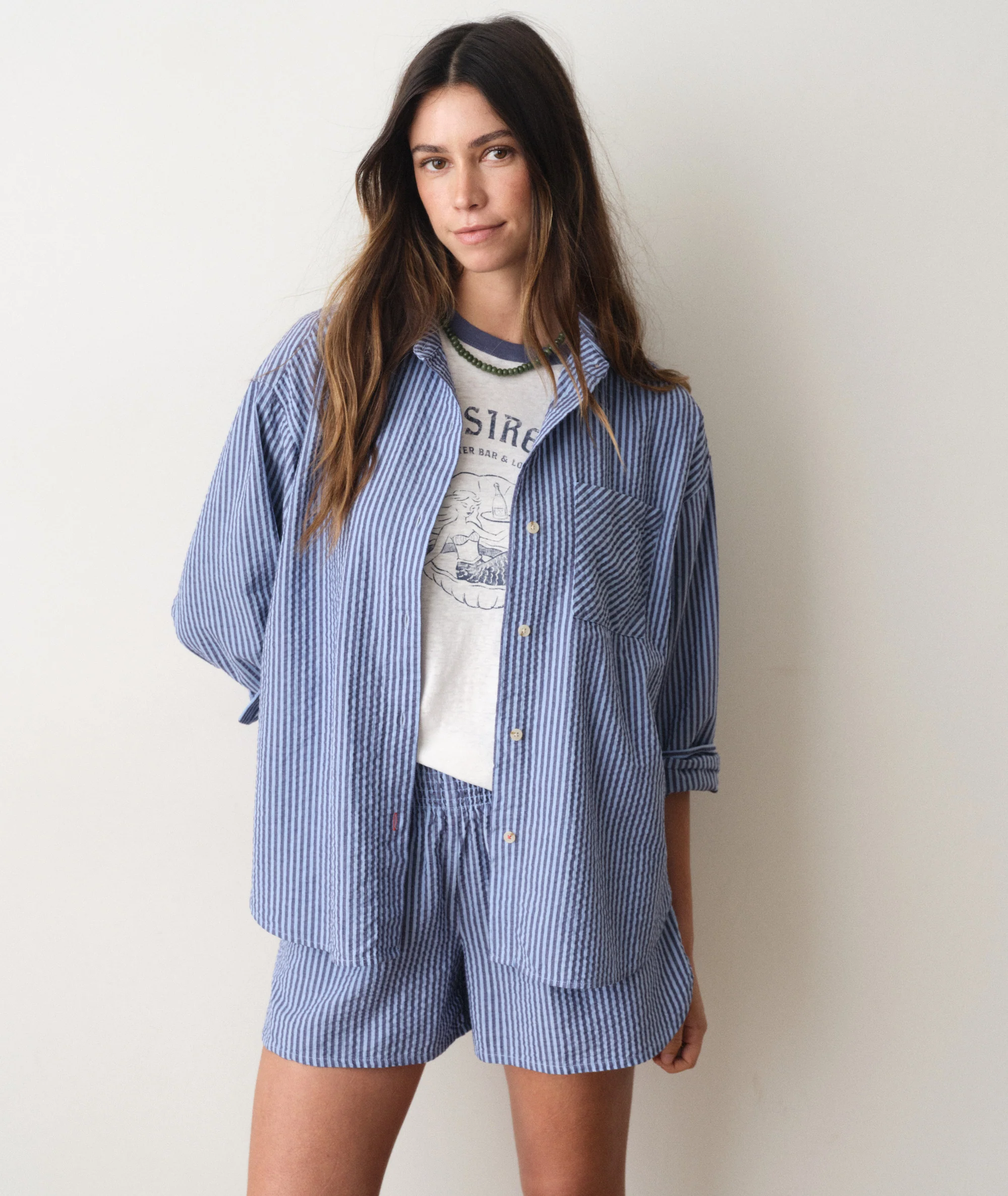 Isla Seersucker Short